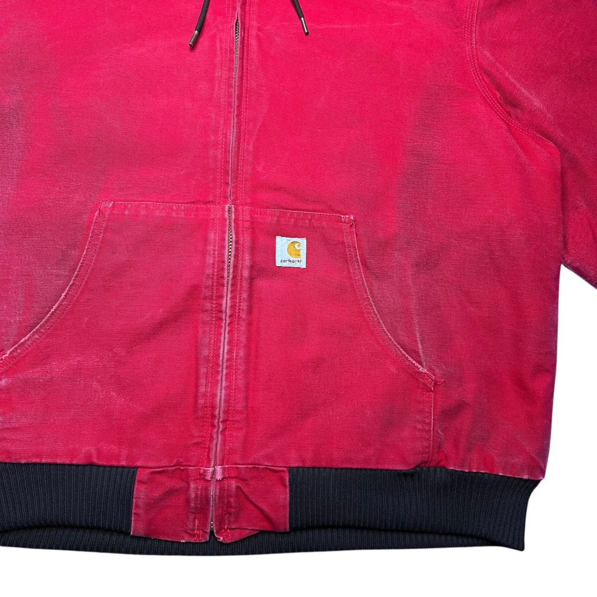 Carhartt Vintage Carhartt J140 Red Men’s Hooded Quilt Lined Jacket Size US XL / EU 56 / 4 - 8 Thumbnail