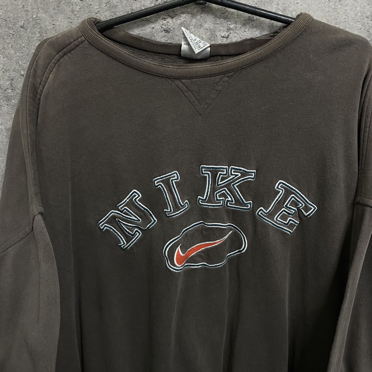 Nike 00s Vintage Nike Sweatshirt Big Logo Baggy Sweatshirt Size US XL / EU 56 / 4 - 5 Thumbnail
