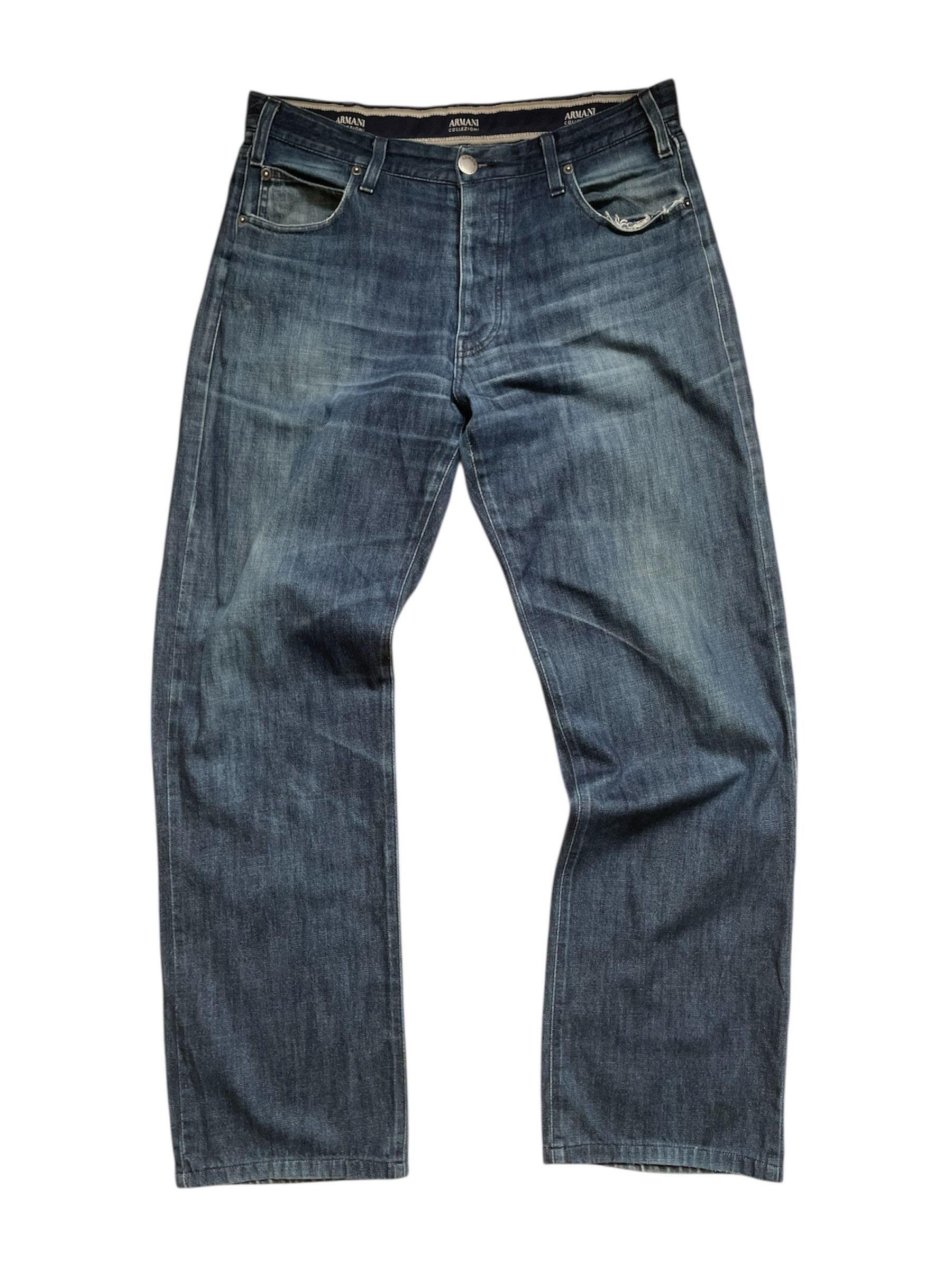 Armani Collezioni × Giorgio Armani Vintage Armani Collezioni Baggy Pants Size US 33 - 1 Thumbnail