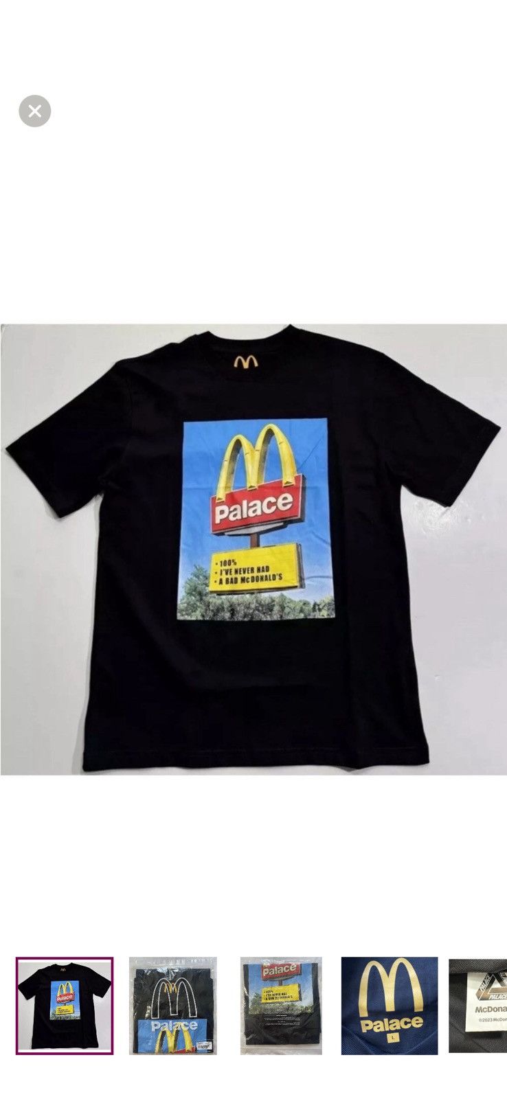 Palace Palace x McDonalds Collab - 2023 Limited Run - Size Large Size US L / EU 52-54 / 3 - 1 Thumbnail