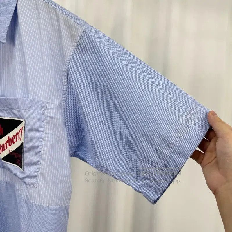 Burberry Burberry Blue Cotton Half. Size US S / EU 44-46 / 1 - 4 Thumbnail
