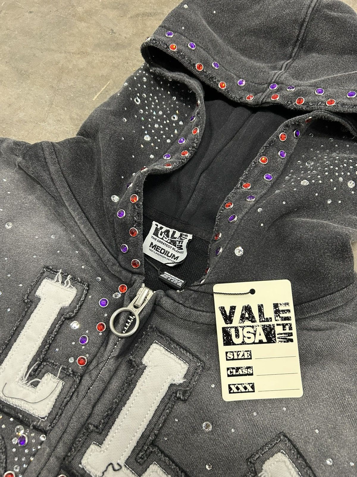 Vale Vale Forever Valley Dreams Black Classico Zip Up Hoodie Size US XXL / EU 58 / 5 - 4 Thumbnail