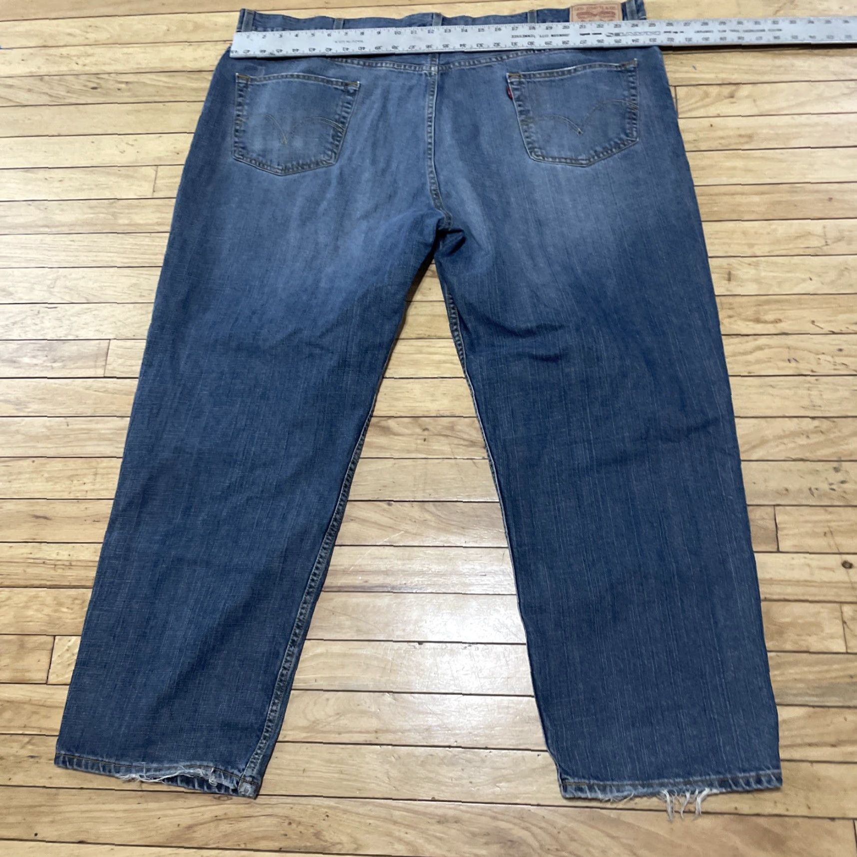Levi's VINTAGE Levi’s Jeans 550 Jeans Men 52x30 Baggy Y2k Relaxed Fit Blue Streetwear Denim Men Size US 36 / EU 52 - 6 Thumbnail