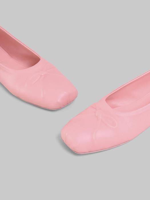 Marni o1w1db11225 Metallic Leather Flats in Pink Size US 9 / IT 39 - 2 Thumbnail