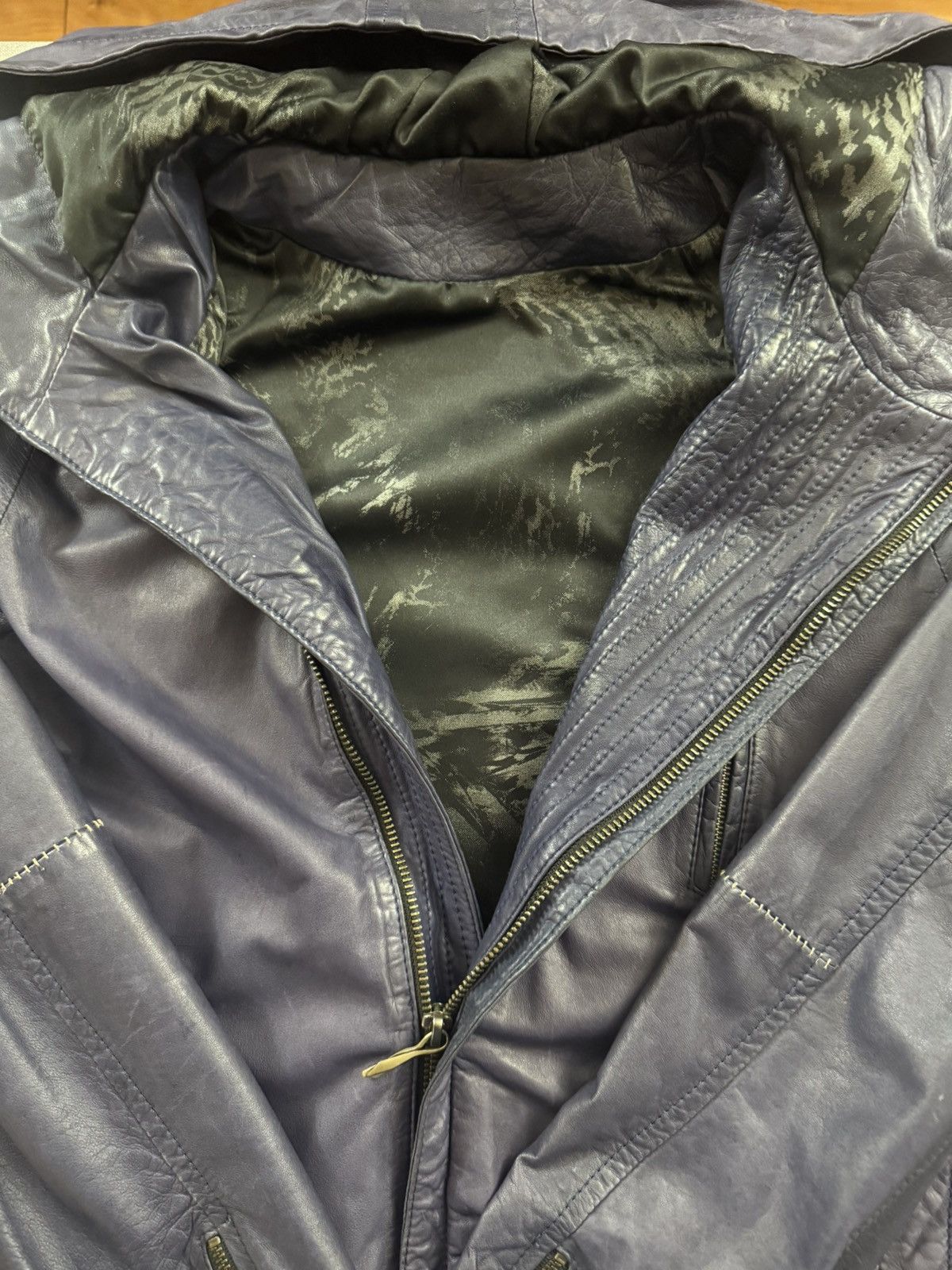 14th Addiction 14th Addiction Hooded Lambskin Jacket Size US S / EU 44-46 / 1 - 2 Thumbnail