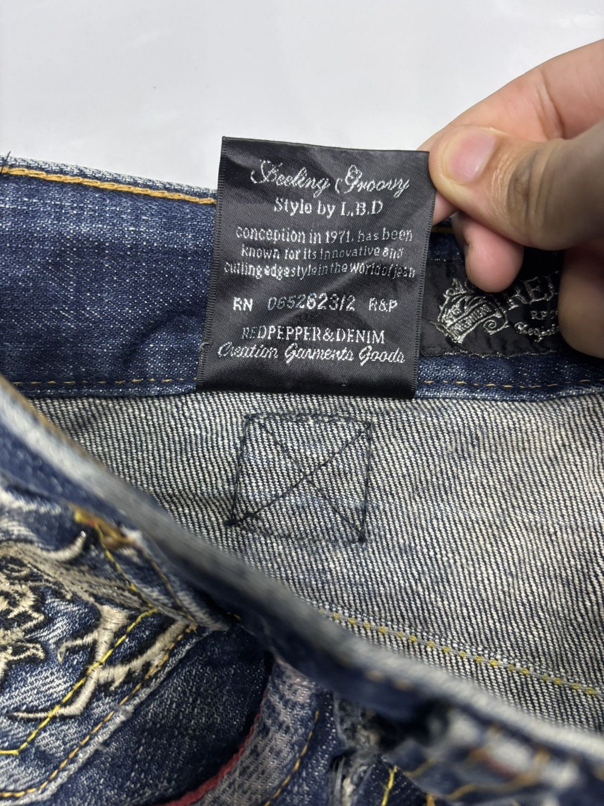 If Six Was Nine 🔥RED PEPPER DISTRESSED DENIM DOUBLE POCKET PUNK JEAN Size US 30 / EU 46 - 13 Thumbnail