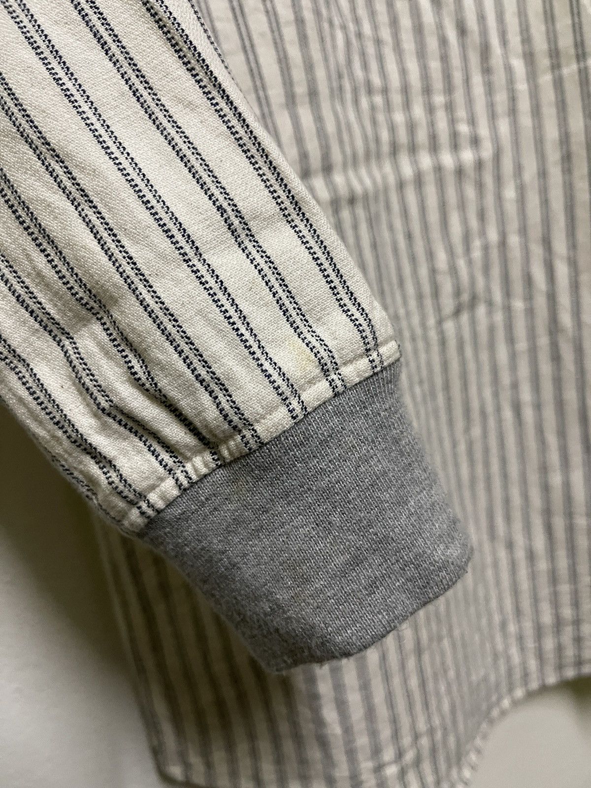Japanese Brand × STUDIOUS Studious Pocket Shirt Striped Long Sleeve Size US M / EU 48-50 / 2 - 11 Thumbnail