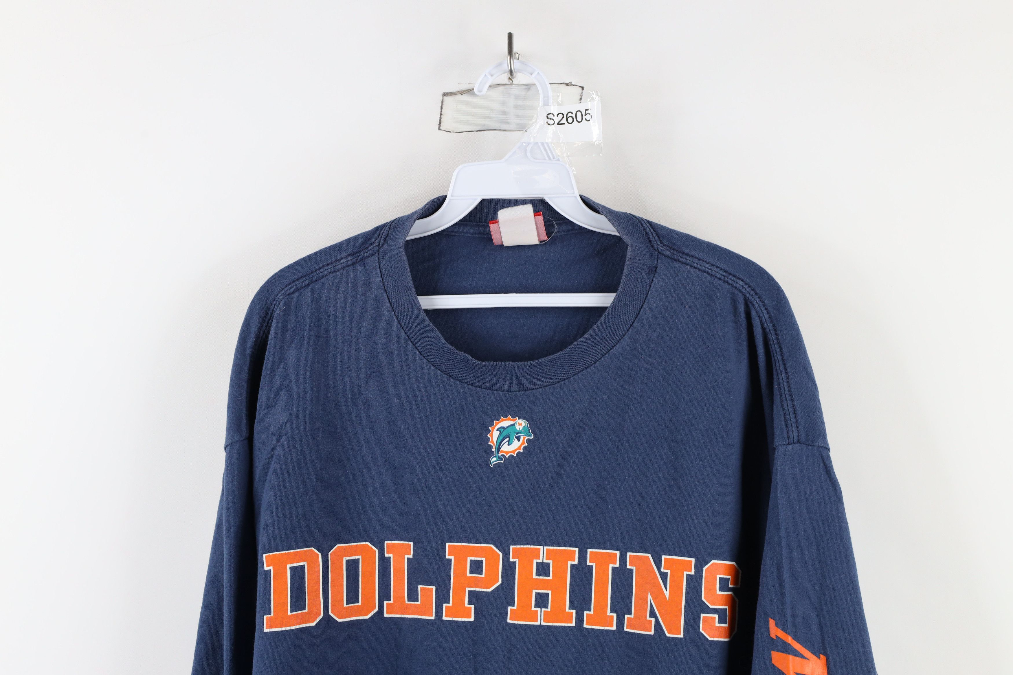 Vintage Vintage NFL Out Miami Dolphins Football Long Sleeve T-Shirt Size US XL / EU 56 / 4 - 2 Thumbnail