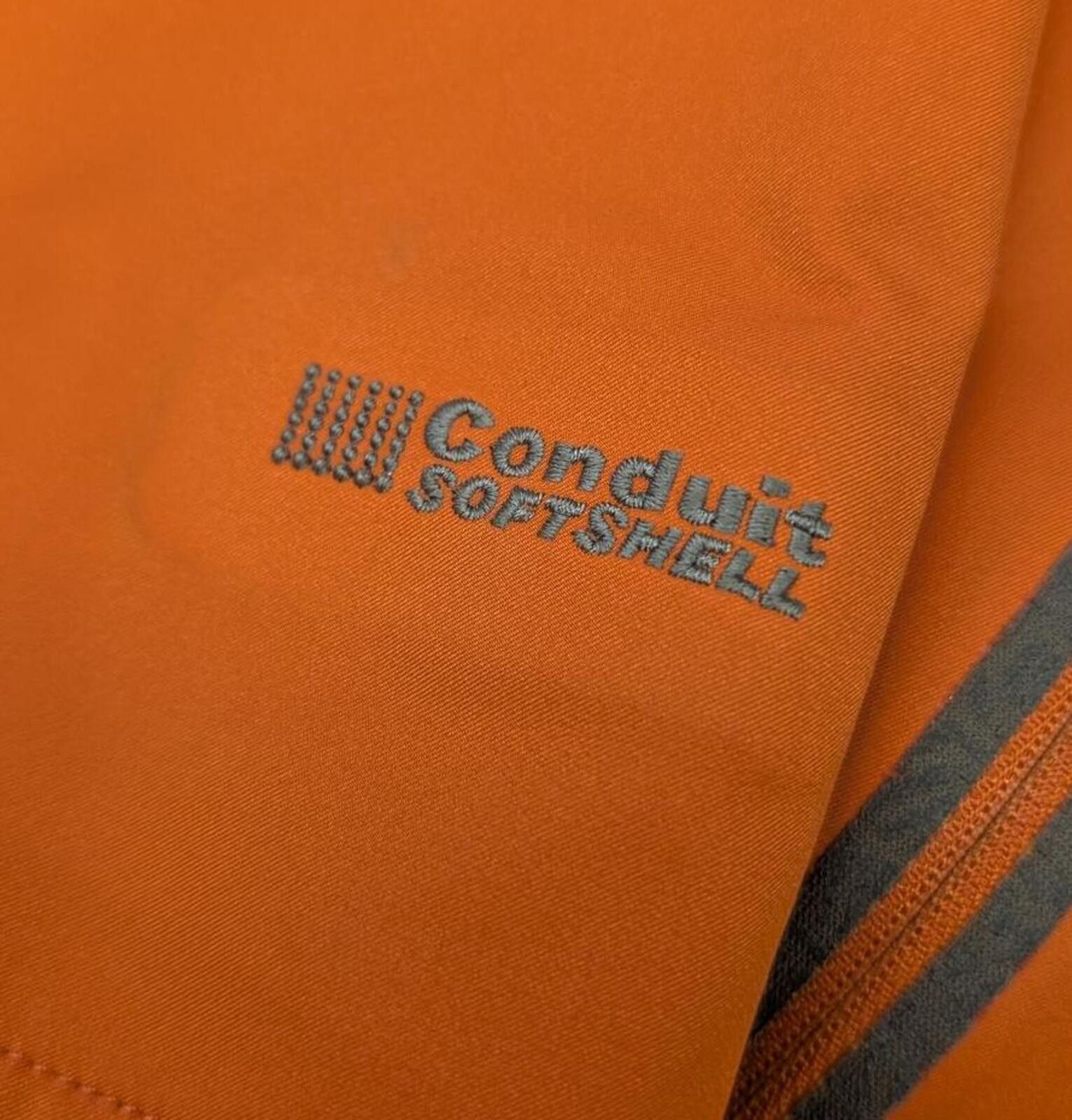 Mountain Hardwear Mountain Hardwear Conduit Softshell Orange and Gray Jacket Size US L / EU 52-54 / 3 - 3 Thumbnail