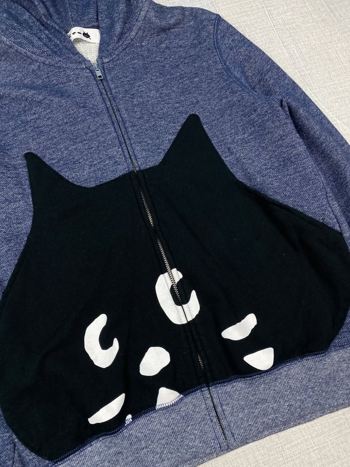 Ne-Net Ne-Net Cat Pocket Zip-Up Hoodie Size US S / EU 44-46 / 1 - 2 Thumbnail