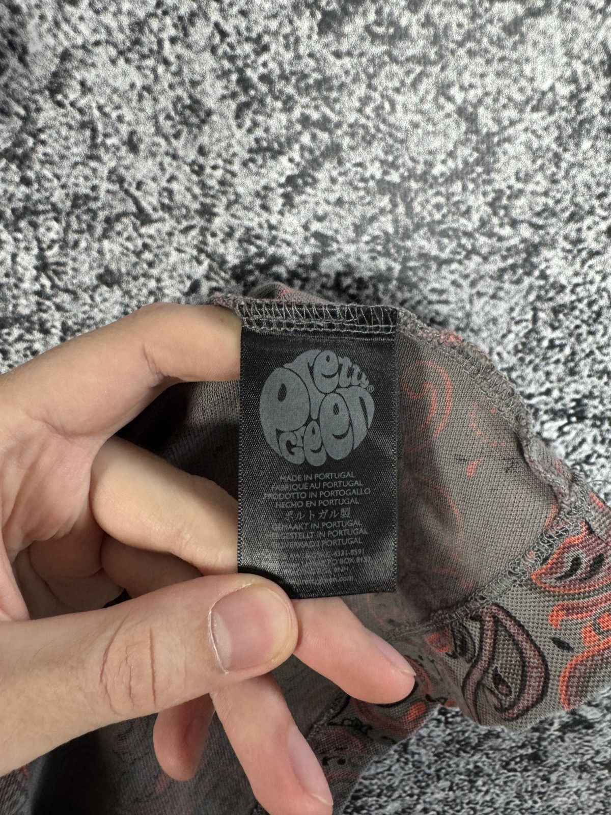 Pretty Green Pretty Green Short Sleeve Polo Shirt Paisley Print Size S Size US S / EU 44-46 / 1 - 8 Thumbnail