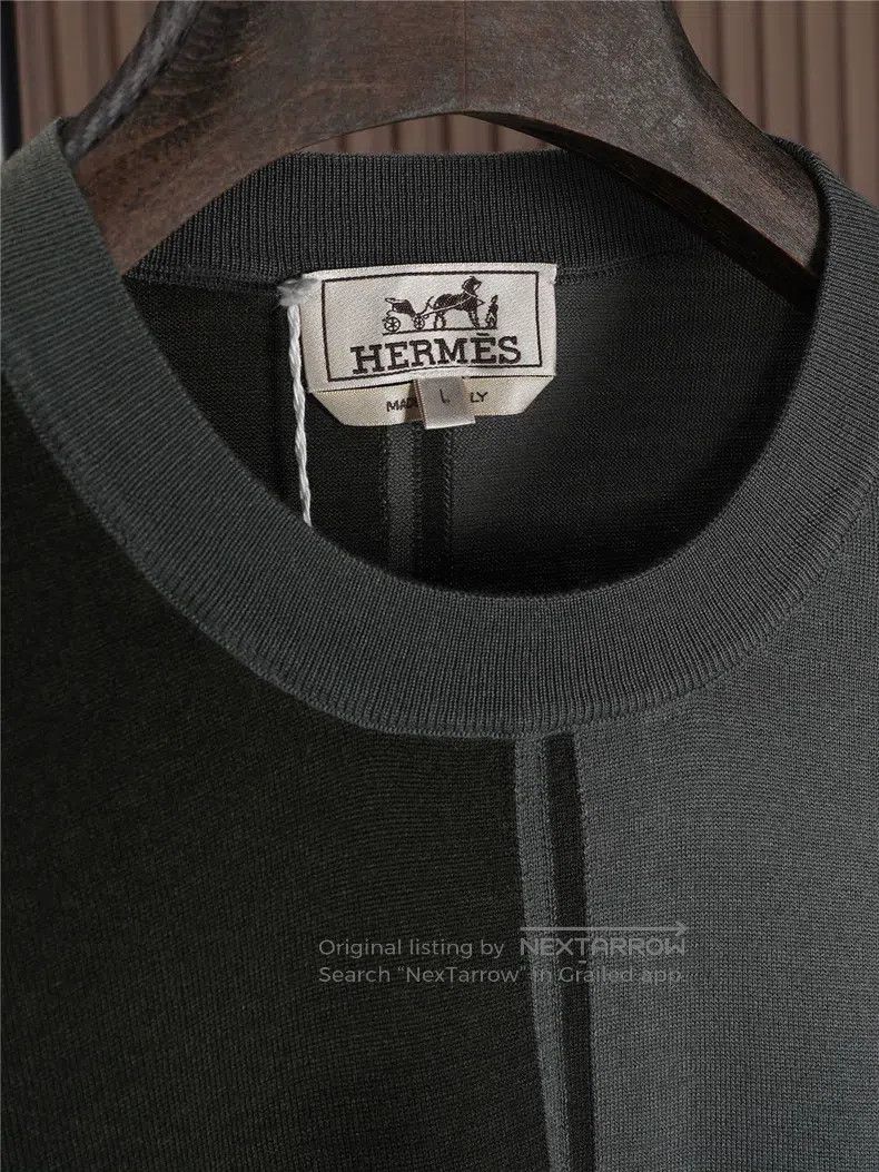 Hermes Hermes Men's Cashmere Sweater Size US L / EU 52-54 / 3 - 3 Thumbnail