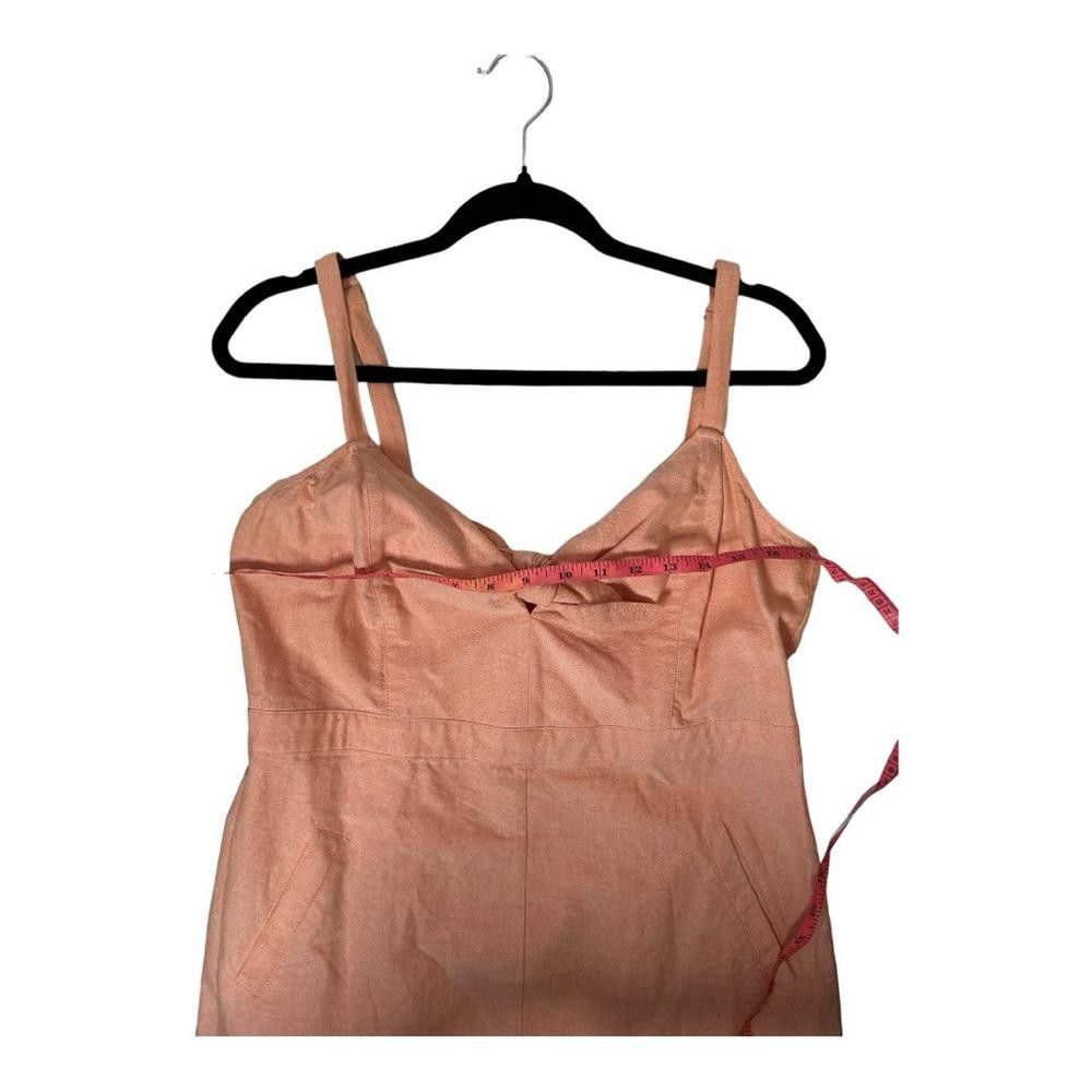 Lulus Lulus Ain't No Other Coral Chambray Dress XL Size XL / US 12-14 / IT 48-50 - 6 Thumbnail