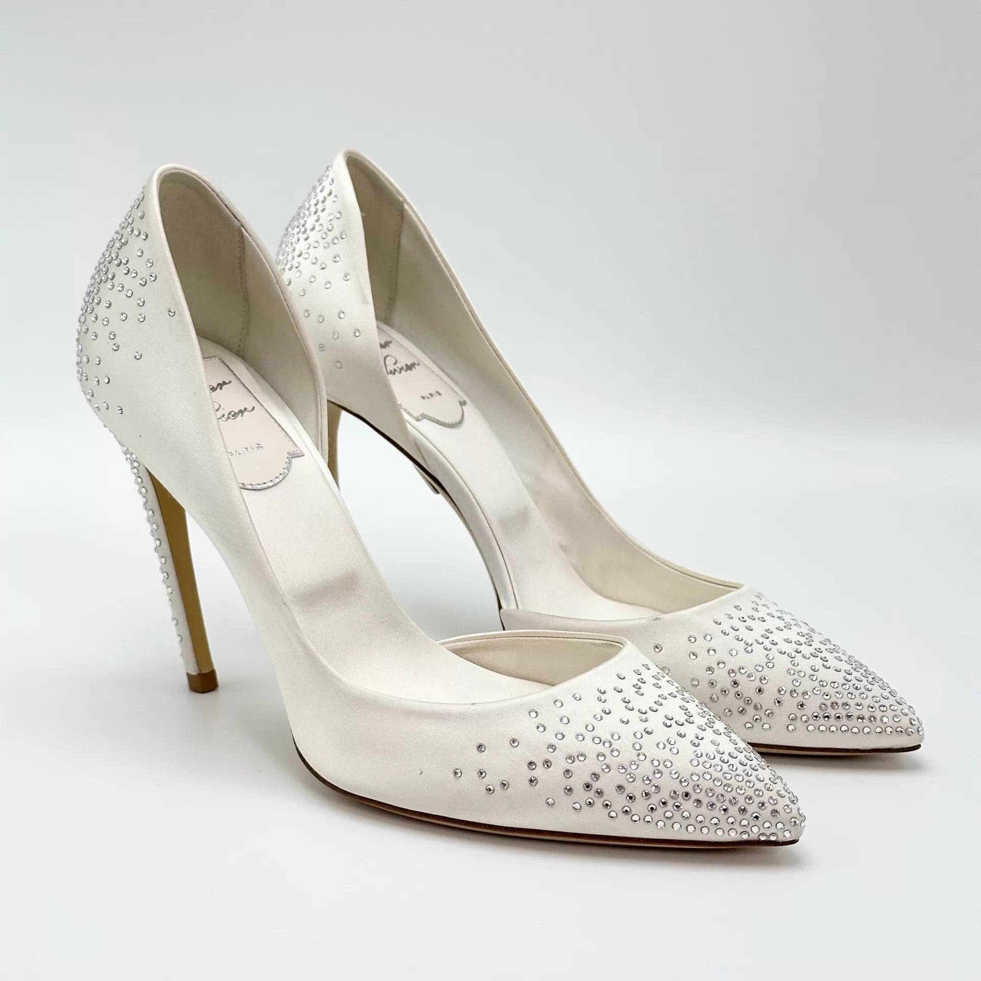Roger Vivier Roger Vivier Paved Crystal High Heels 35.5 Size US 5 / IT 35 - 5 Thumbnail