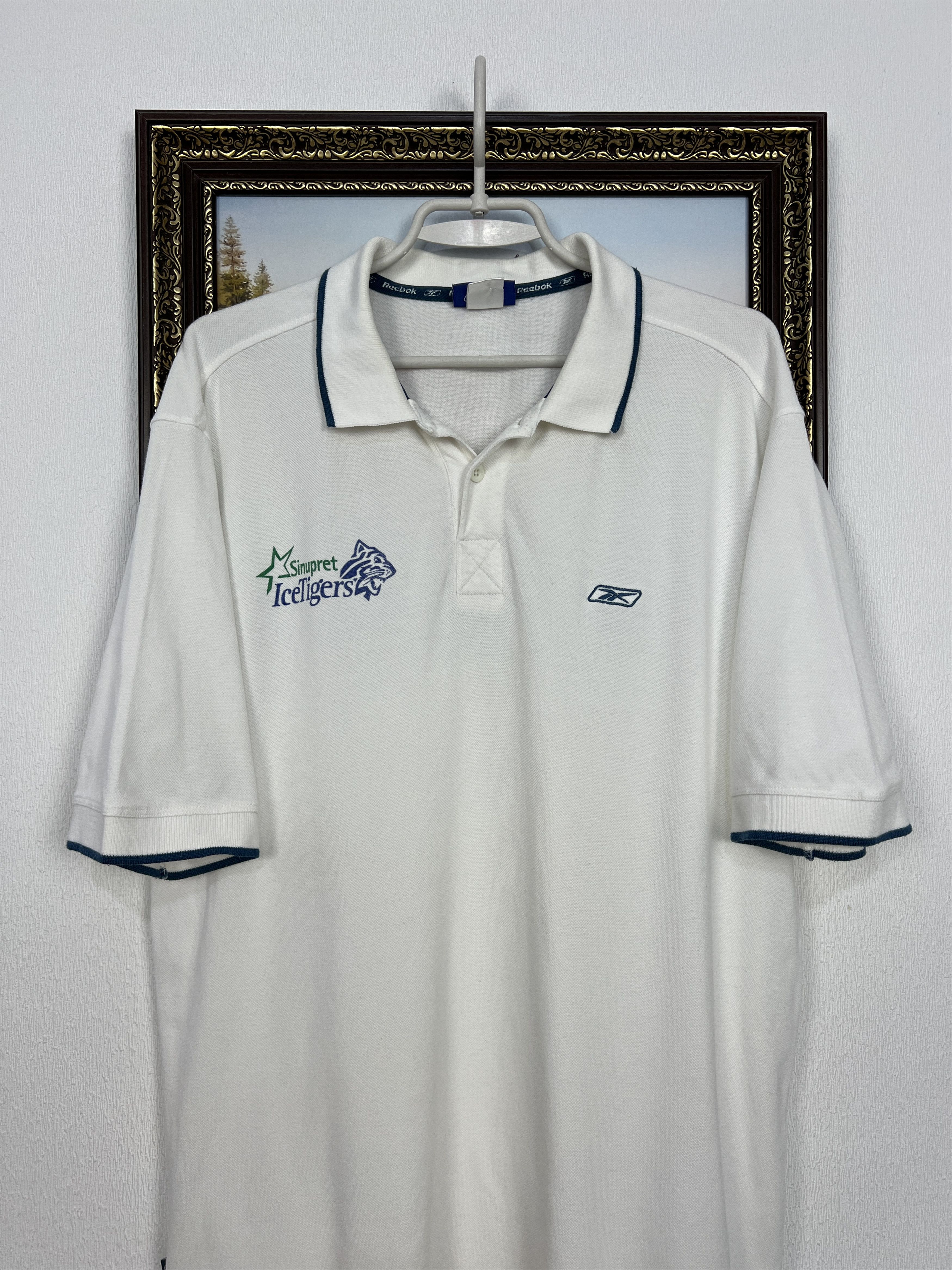 Reebok Vintage Reebok Sinupret Ice Tigers Hockey Jersey Mens Size US L / EU 52-54 / 3 - 2 Thumbnail