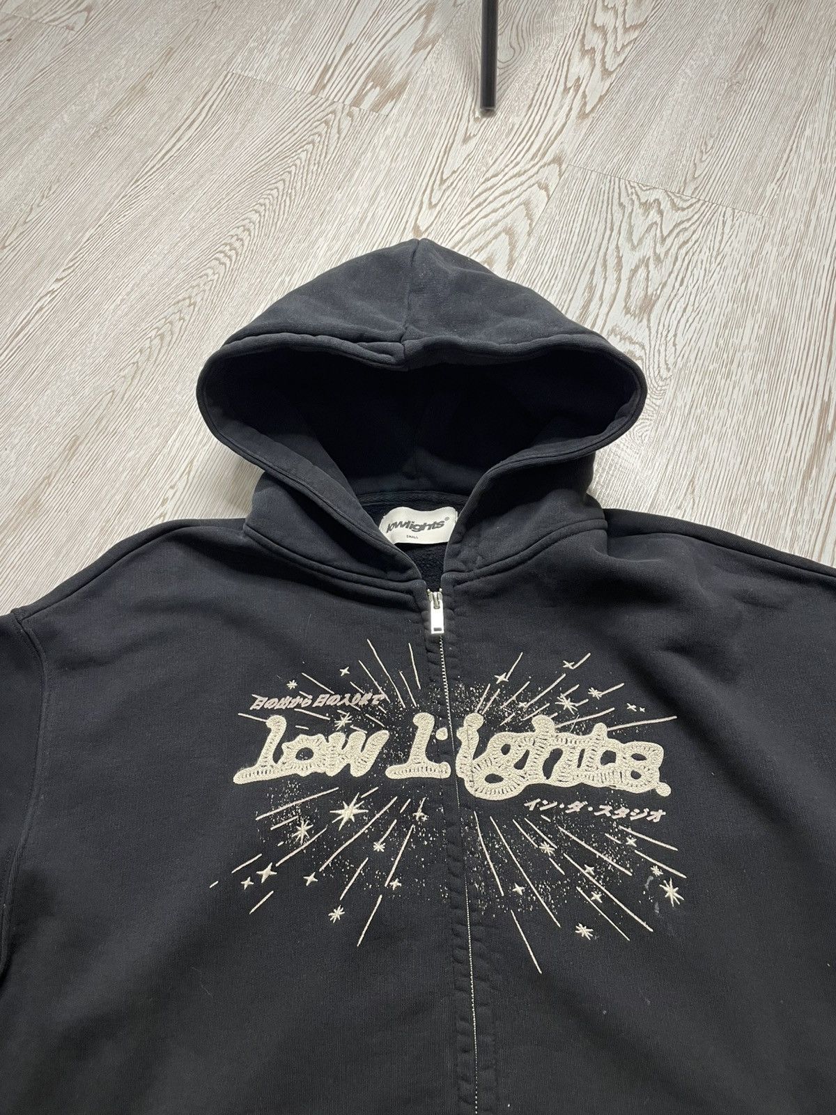 Designer Lowlights Studios Y2K Big Logo Full zip oversized hoodie Size US S / EU 44-46 / 1 - 4 Thumbnail