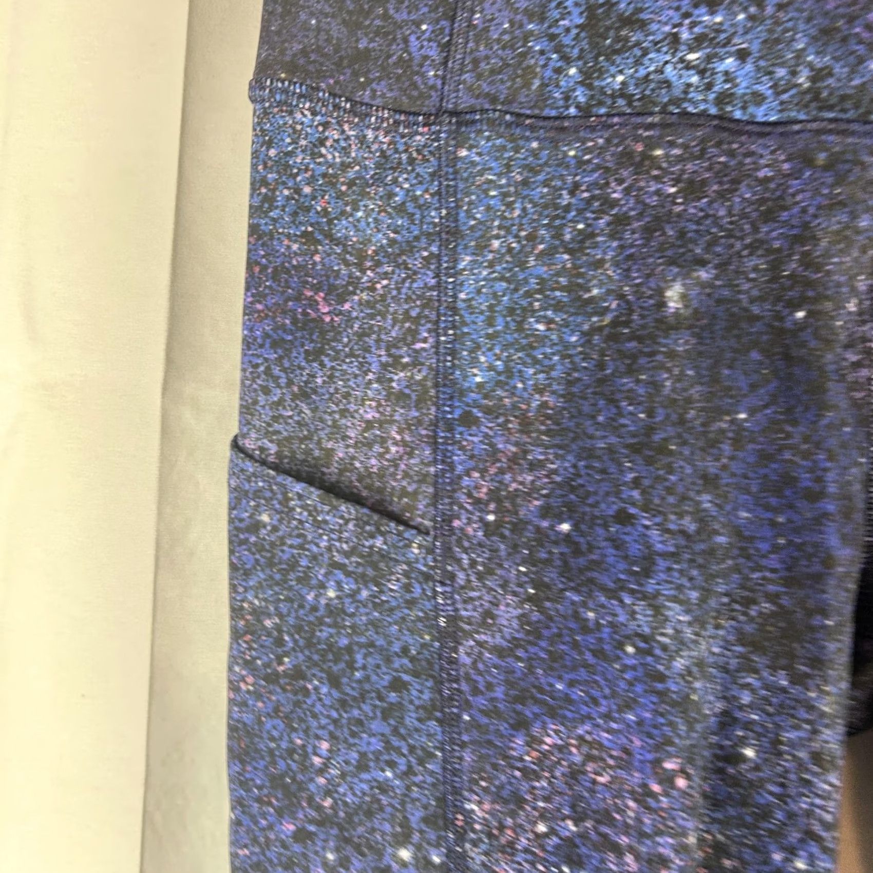 Lululemon Lululemon Leggings 6 Blue Purple Space Dye Pocket High Rise Yoga Gym Womens Size 28" / US 6 / IT 42 - 3 Thumbnail