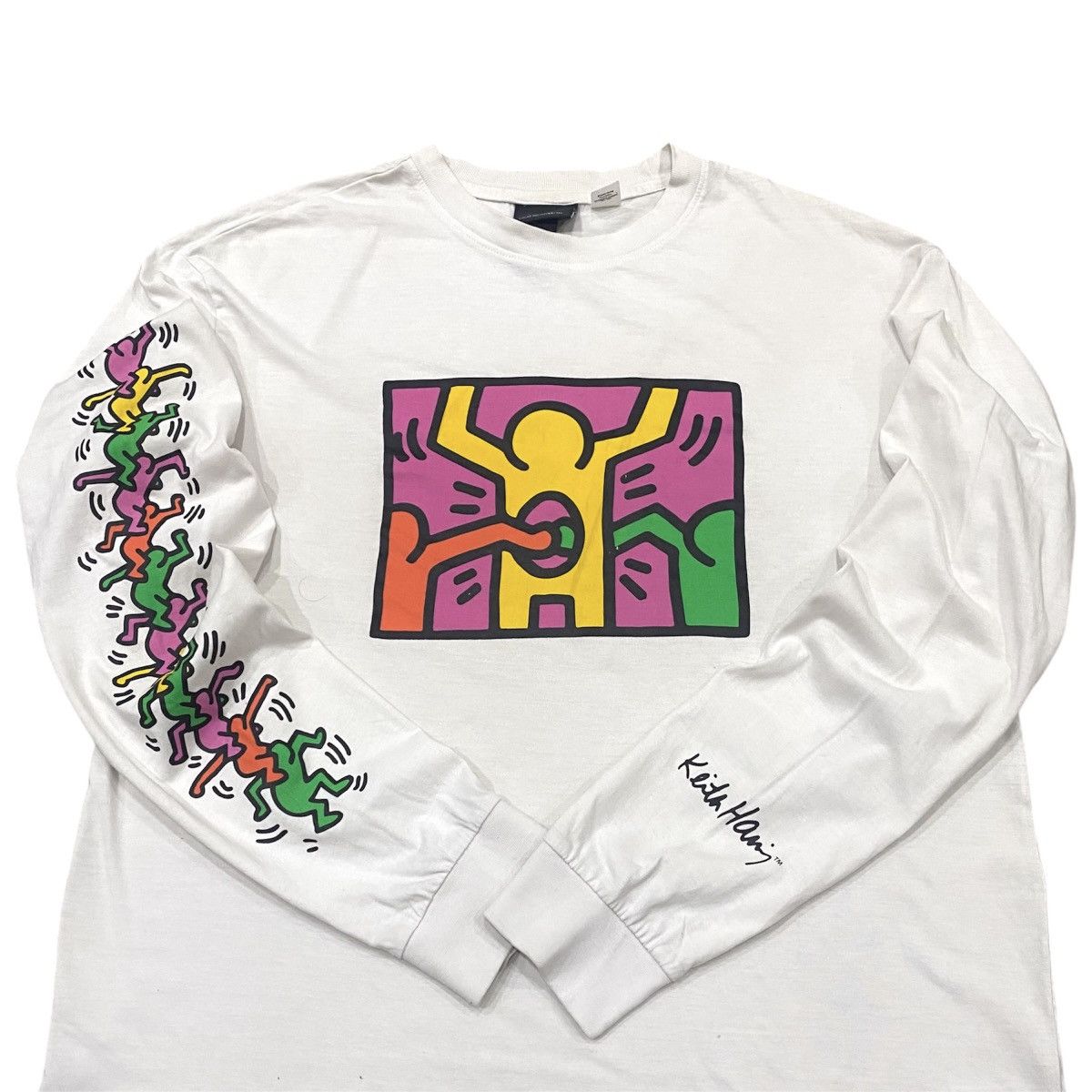 H&M × Keith Haring Keith Haring Art H&M Longsleeves Tshirt Size US M / EU 48-50 / 2 - 2 Thumbnail