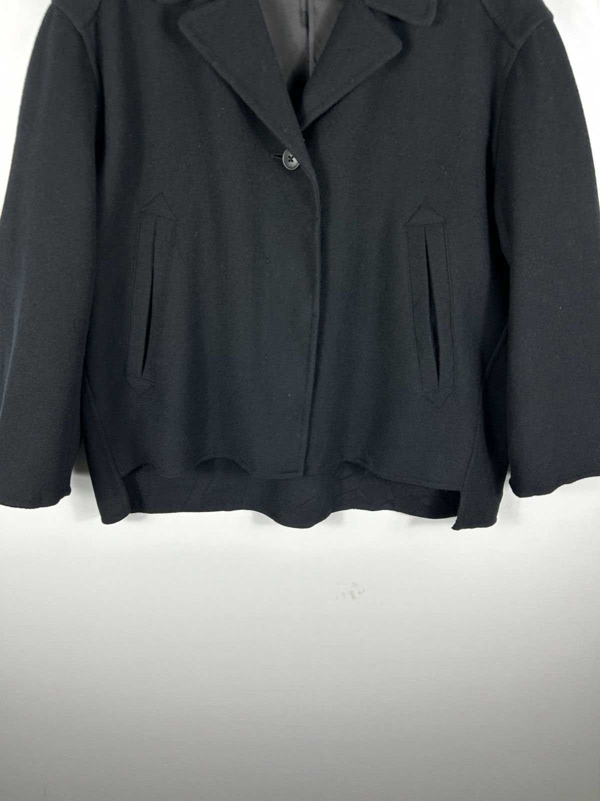 Jil Sander × Uniqlo 🔥Jil Sander Uniqlo Wool Cropped Coat Jacket Size US L / EU 52-54 / 3 - 5 Thumbnail