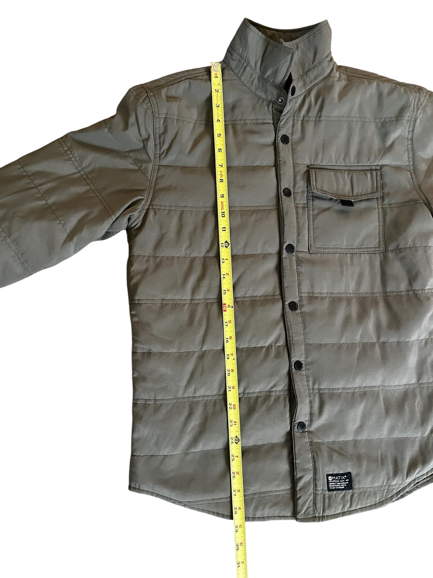 Matix Matix Quilted Snap Jacket Medium Sage Green Size US M / EU 48-50 / 2 - 4 Thumbnail