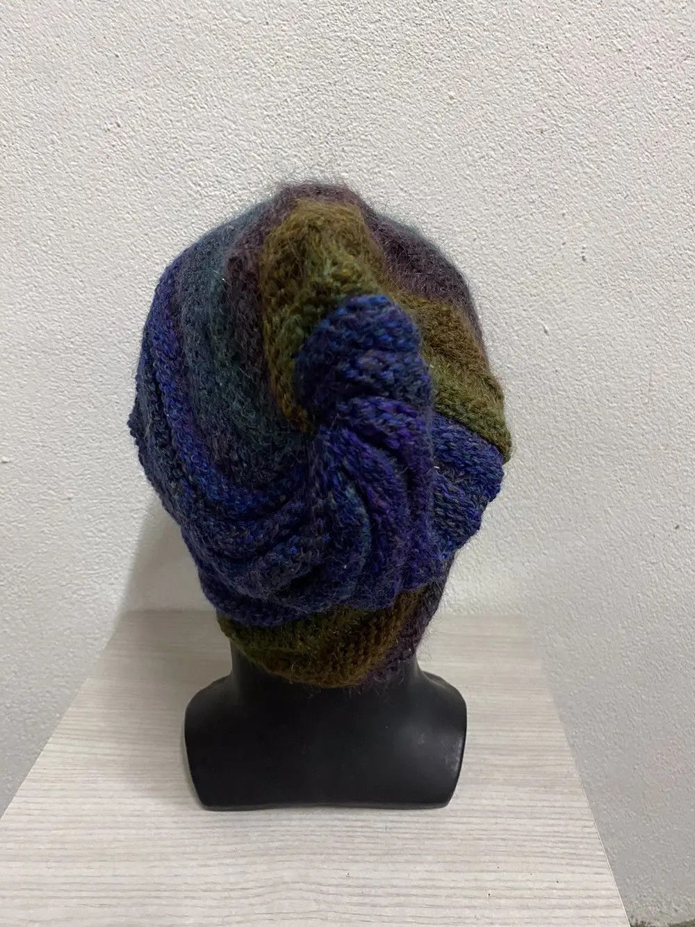 Japanese Brand Japanese Brand Knit Turban Style Beanie Hat Size ONE SIZE - 4 Thumbnail