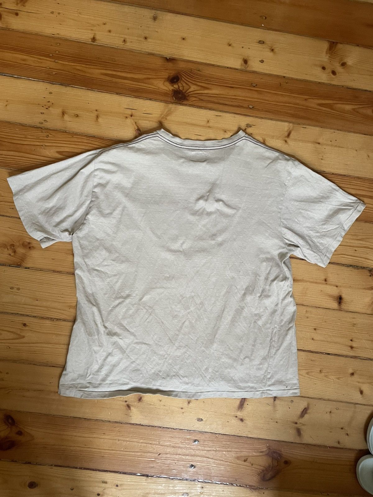 Needles Needles Butterfly T Shirt Beige Size US L / EU 52-54 / 3 - 2 Thumbnail