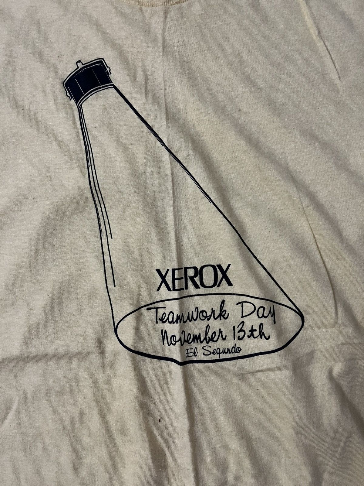 Vintage Vintage 80s XEROX Stedman Hi Cru Single Stitch T Shirt Size US M / EU 48-50 / 2 - 2 Thumbnail
