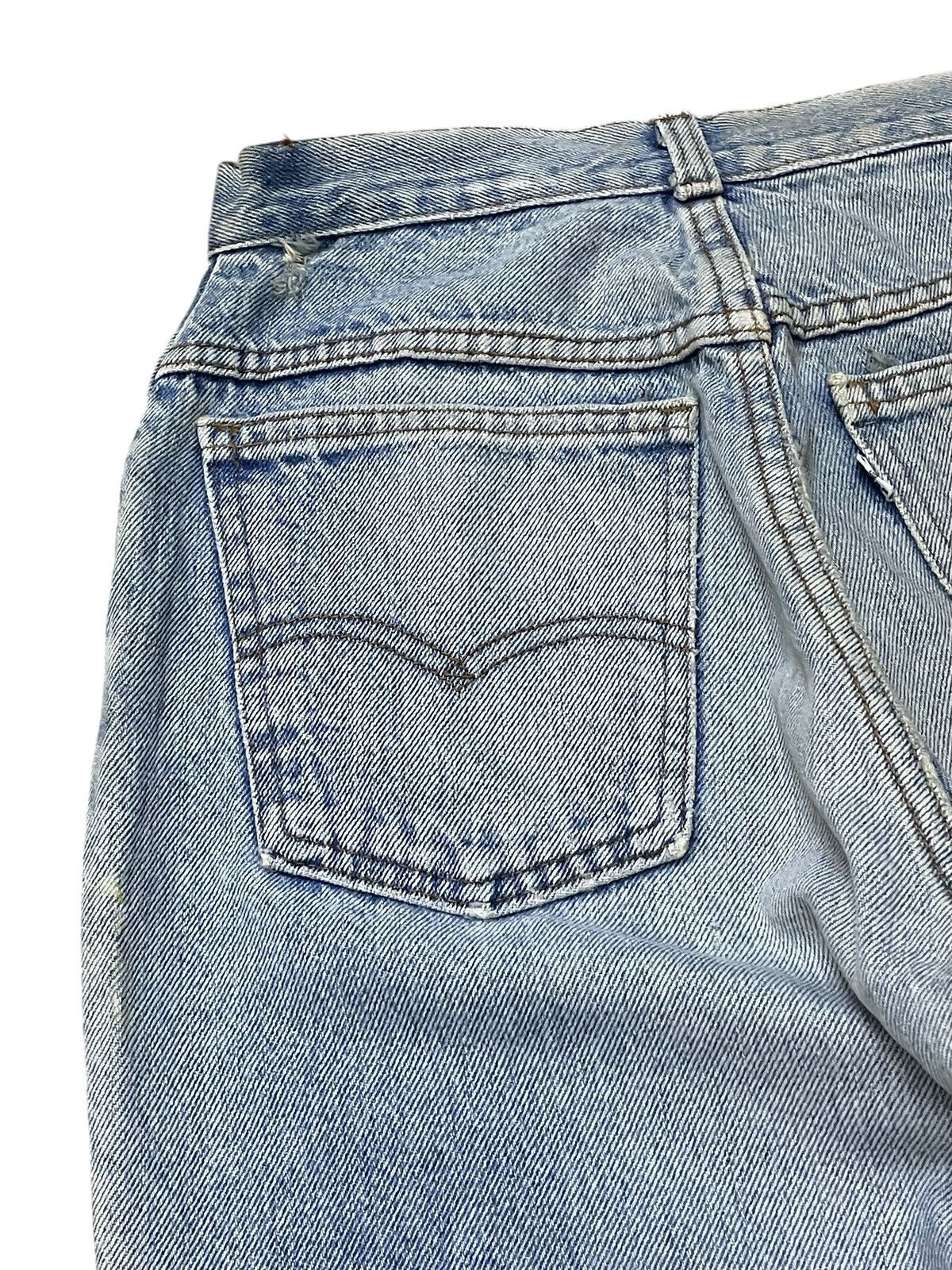 Levi's × Vintage Vintage Levis White Tab Baggy Loose Tapered Leg Jeans Size US 29 - 17 Thumbnail