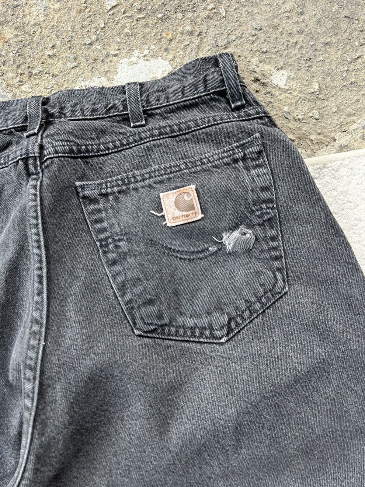 Carhartt × Vintage Carhartt Black Jeans Pants Size US 32 / EU 48 - 3 Thumbnail