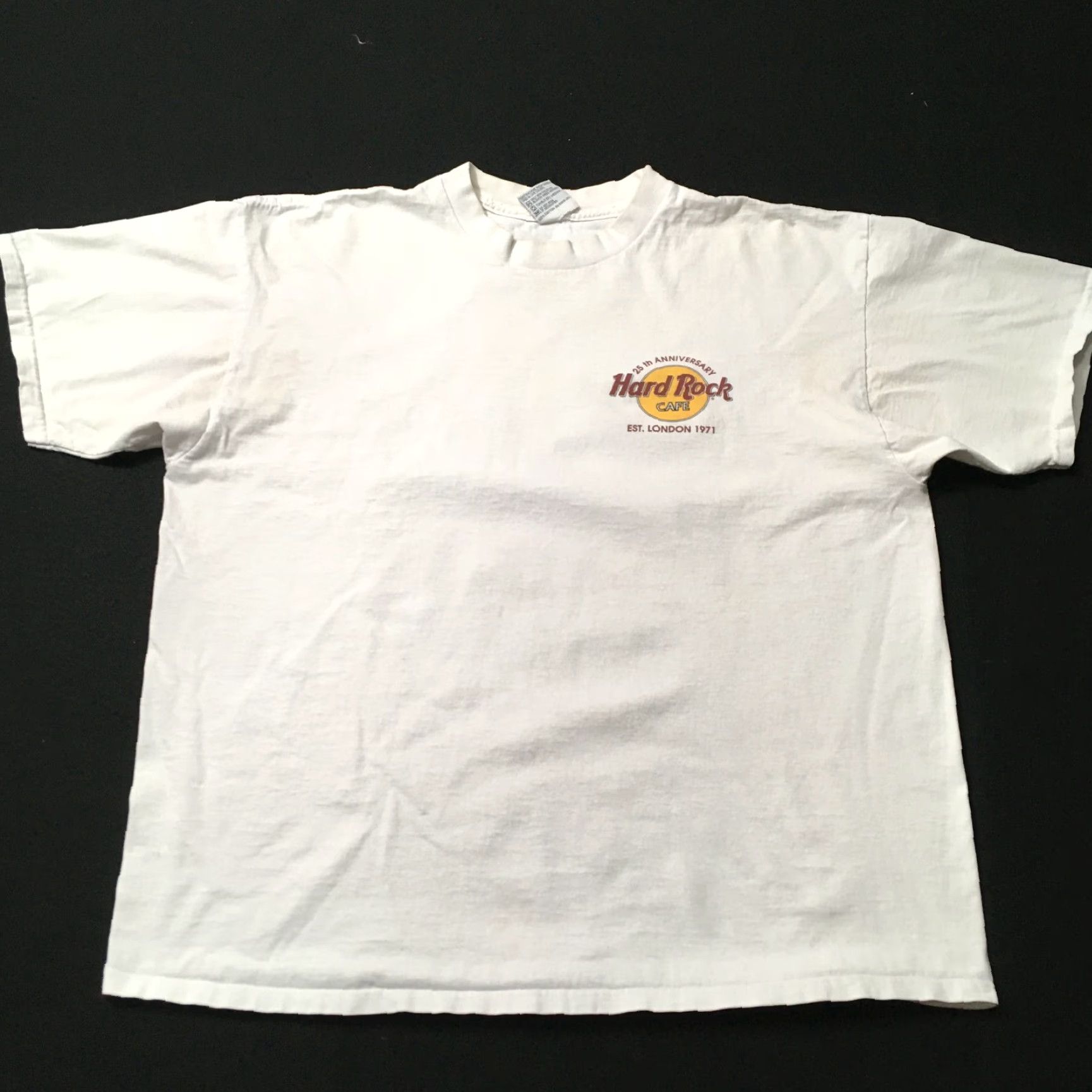 Hard Rock Cafe VINTAGE Hard Rock Cafe White T-Shirt XL 90s Y2K Short Sleeve Cotton Logo Men’s/Womens Shirt Size US XL / EU 56 / 4 - 2 Thumbnail