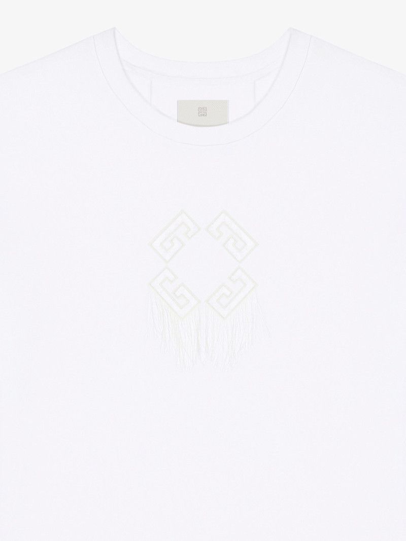 Givenchy o1w1db10326 Regular Fit T-Shirt in White Size US XS / EU 42 / 0 - 4 Thumbnail