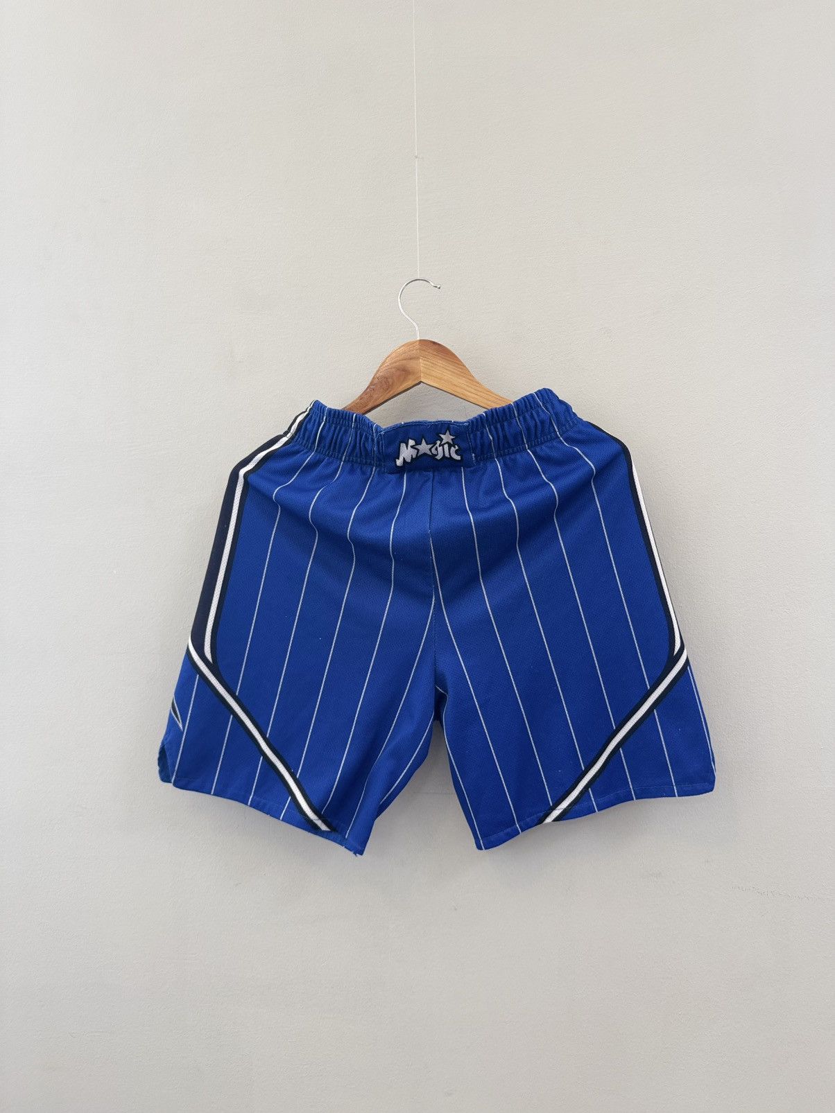 NBA Vintage 90s Champion Orlando Magic Mesh Basketball Shorts M Size US 28 / EU 44 - 10 Thumbnail