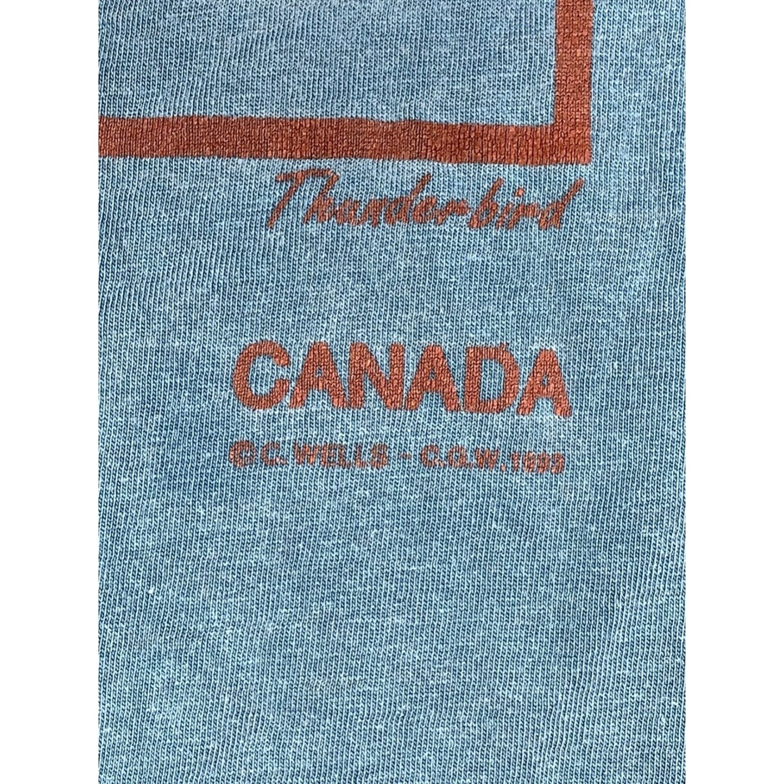 Vintage VINTAGE Vancouver Canada Pacific Coast Native Art Shirt L Blue 90s Mens T-Shirt Waves Size US L / EU 52-54 / 3 - 4 Thumbnail