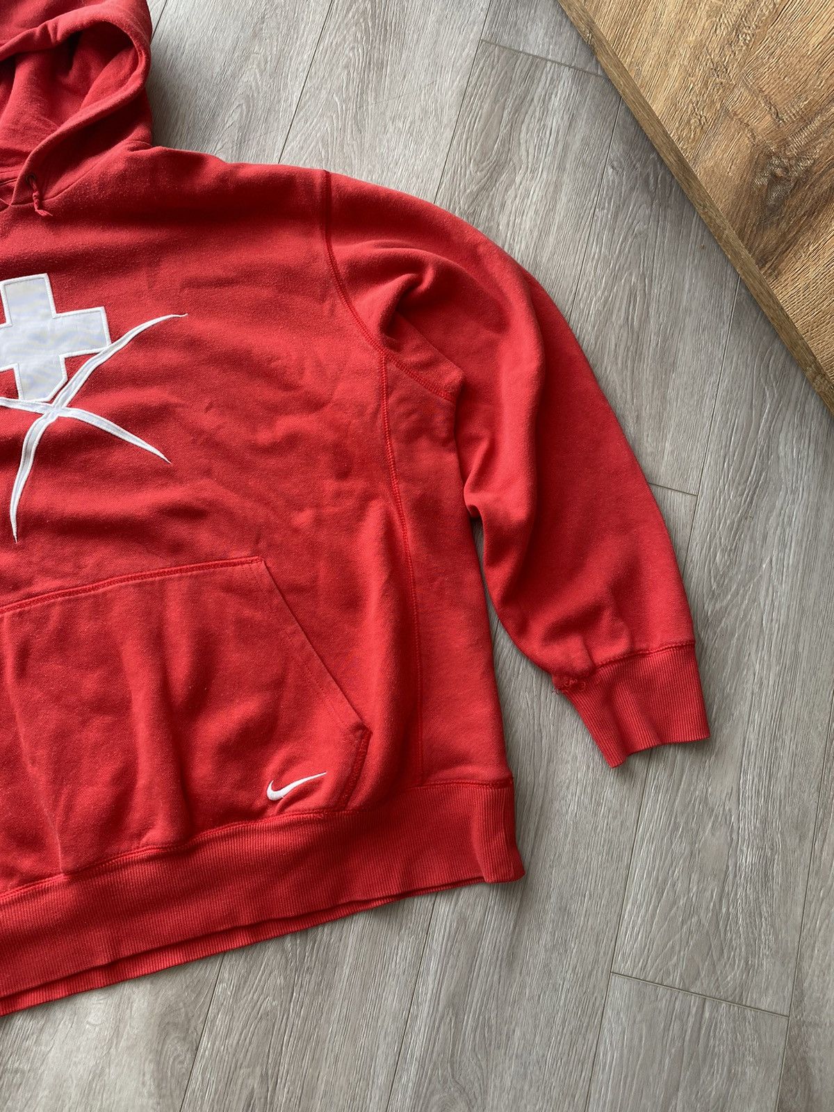 Nike × Vintage Rare Switzerland Swiss Ice Hockey Vintage Hoodie Size US XXL / EU 58 / 5 - 3 Thumbnail