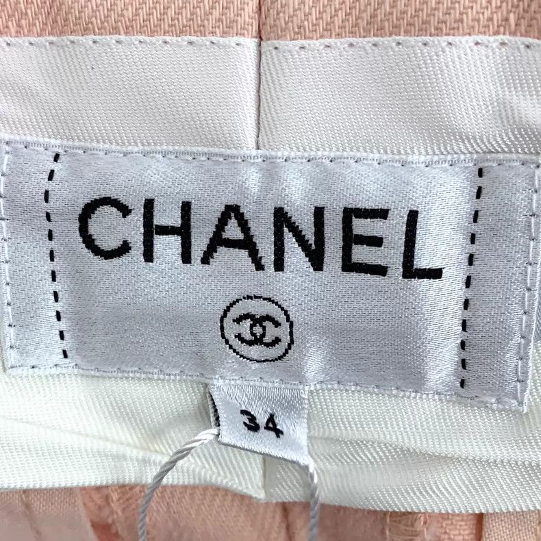 Chanel Chanel Cuban Series Nude Pink Cotton Casual Shorts Size 42" / US 20 - 5 Thumbnail