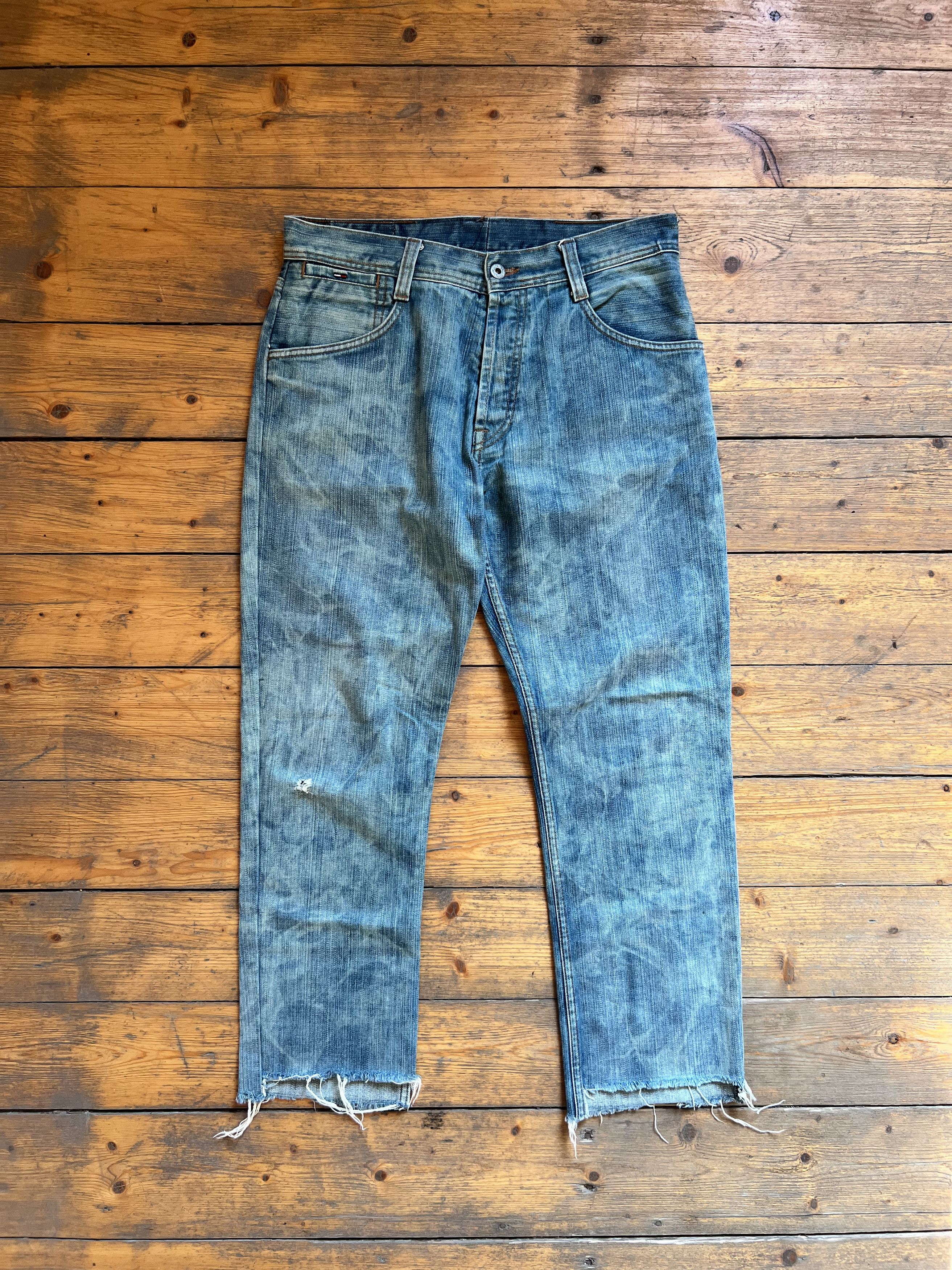 Denime × Tommy Hilfiger Tommy Vintage Faded Out Camo Jeans Pants Size US 30 / EU 46 - 5 Thumbnail