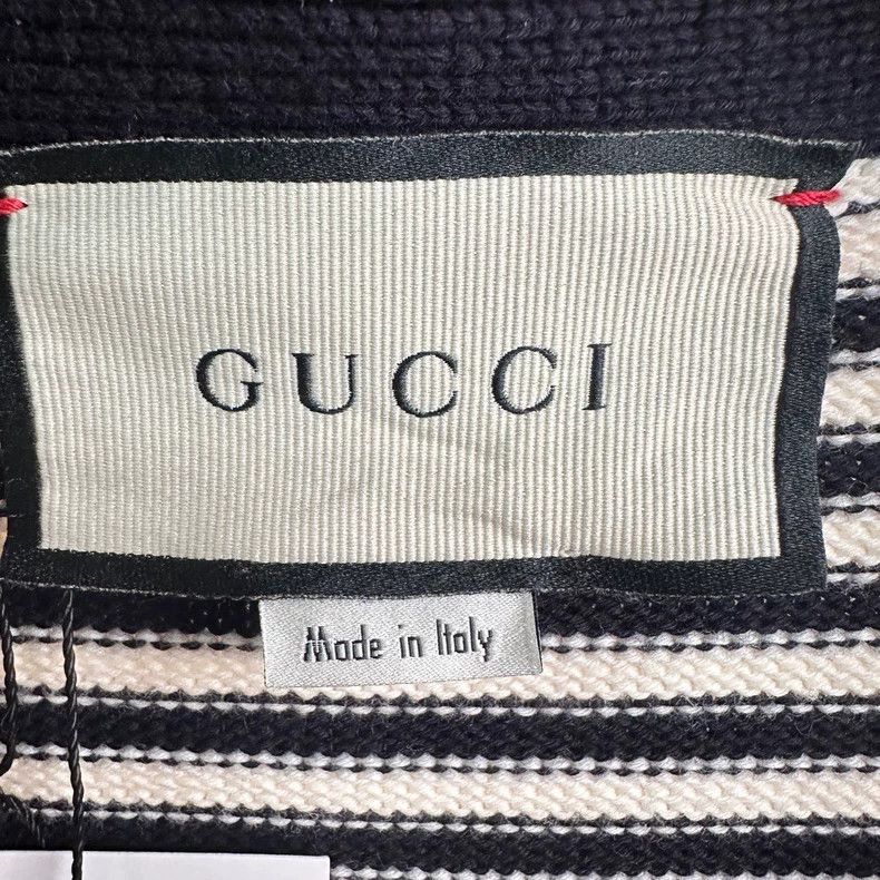 Gucci Gucci Full-print old-fashioned knitted cardigan sweatshirt Size US M / EU 48-50 / 2 - 3 Thumbnail