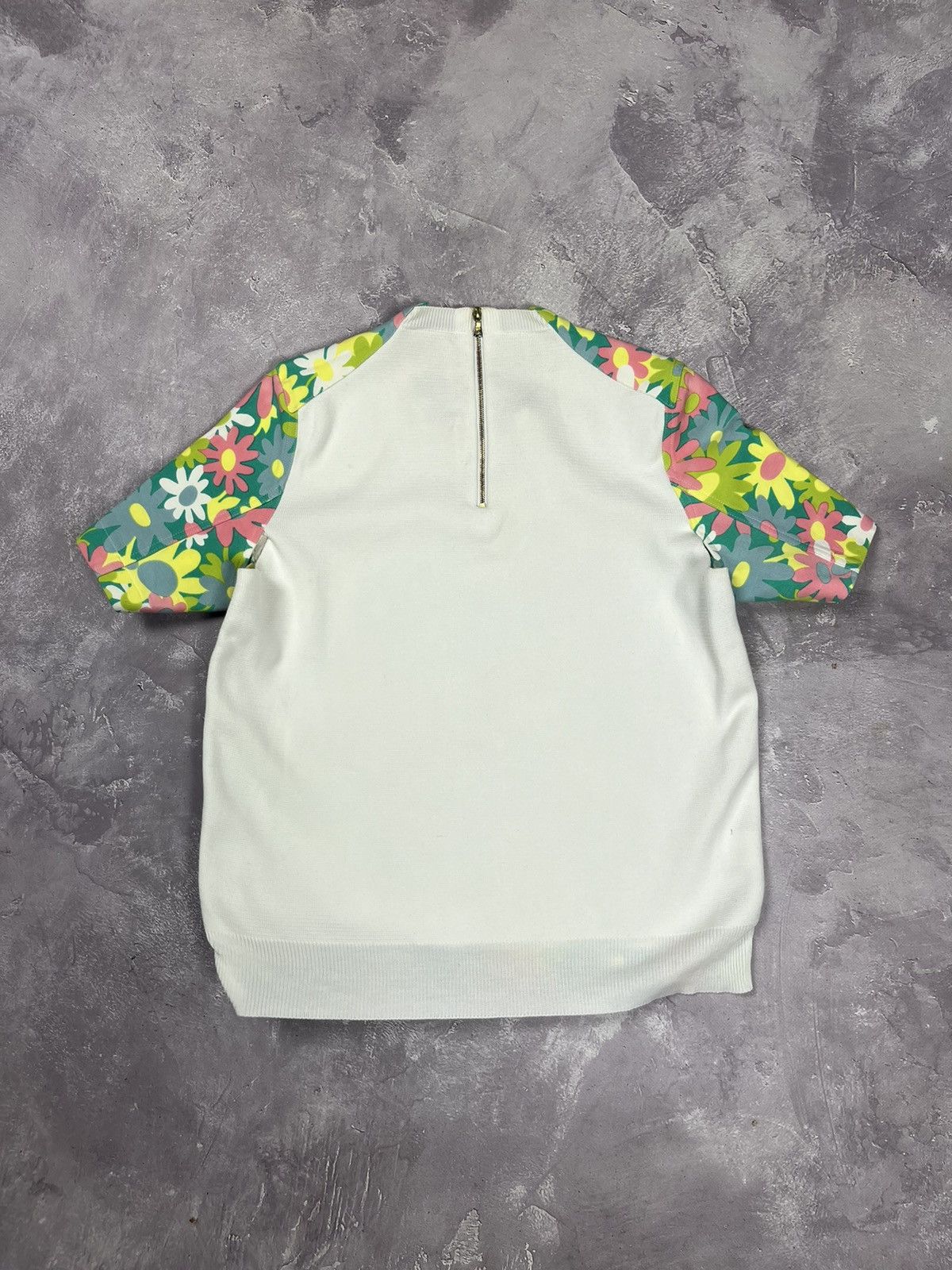 Marni Marni Multicolor Flower Back Zip T-Shirt Size 42 Size M / US 6-8 / IT 42-44 - 2 Thumbnail