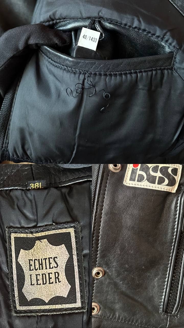 Vintage IDCS Vintage Echtes Leder Racing Jumpsuit Moto Biker Suit Size US 31 - 5 Thumbnail