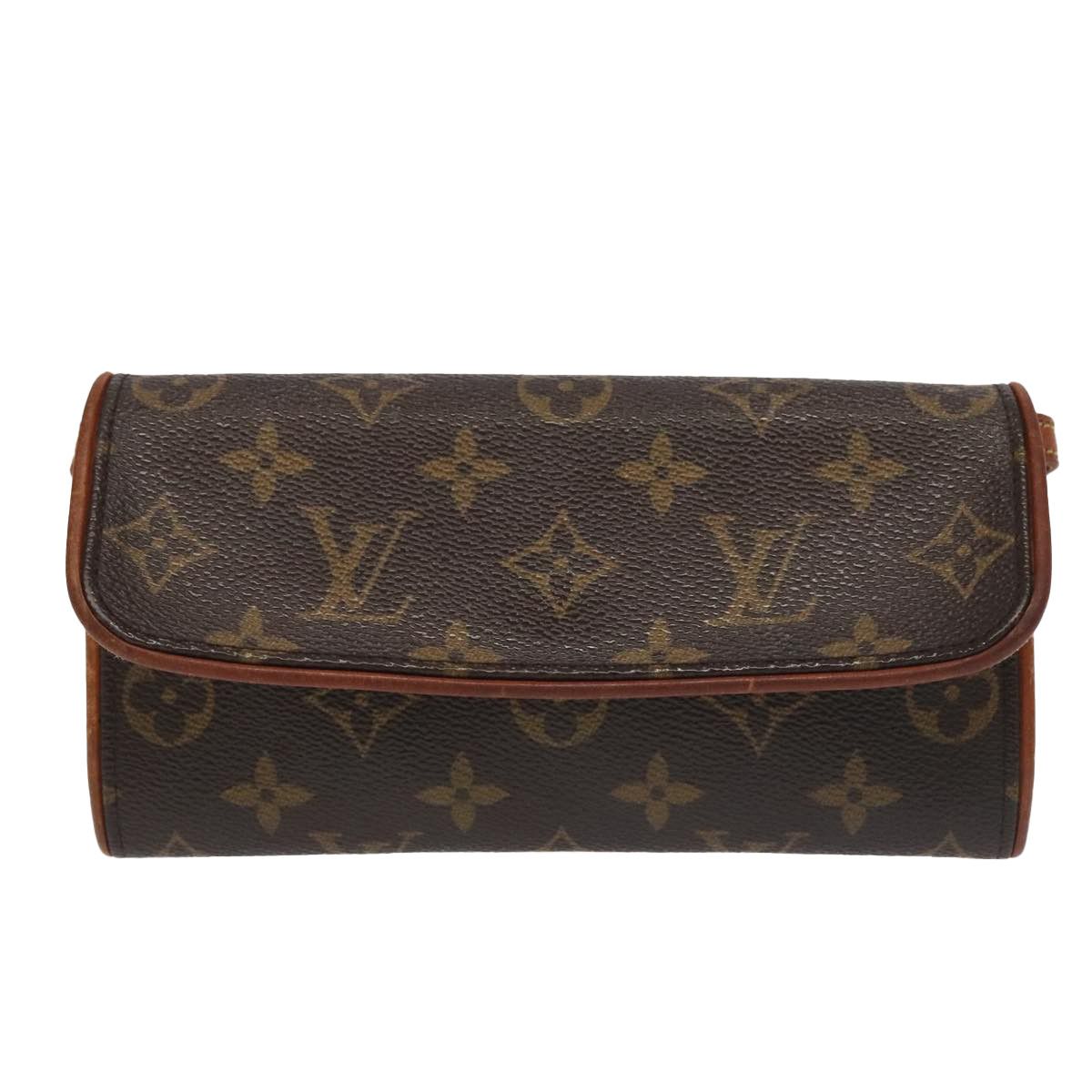Louis Vuitton Twin Brown Canvas Clutch Bag (Pre-Owned) Size ONE SIZE - 1 Thumbnail
