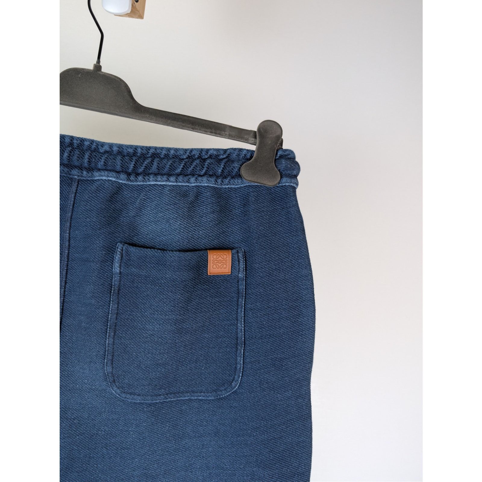 Loewe o1rshd1 Drawstring Denim Trousers in Indigo Blue Size US 34 / EU 50 - 14 Thumbnail