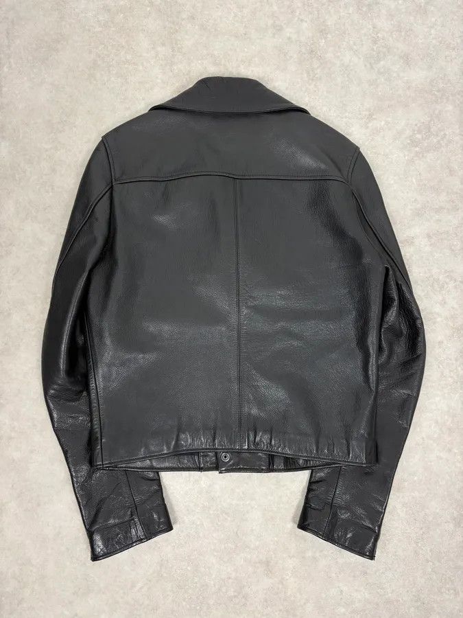 Acne Studios SS2014 Acne Studios Black Leather Asymmetrical Biker Jacket Size US S / EU 44-46 / 1 - 6 Thumbnail