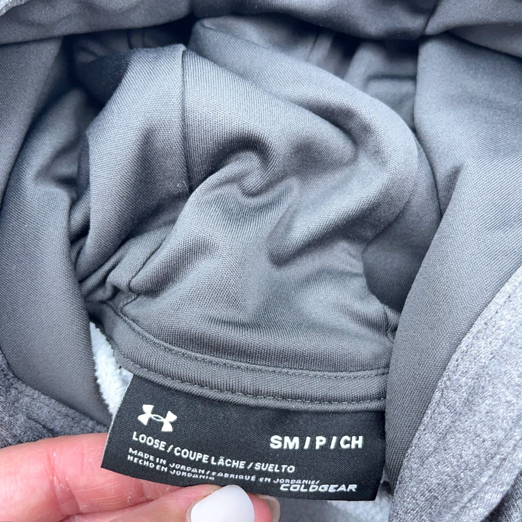 Under Armour Under Armour Hoodie Men Small Gray Loose Fit Cold Gear Performance Sweatshirt A4 Size US S / EU 44-46 / 1 - 4 Thumbnail