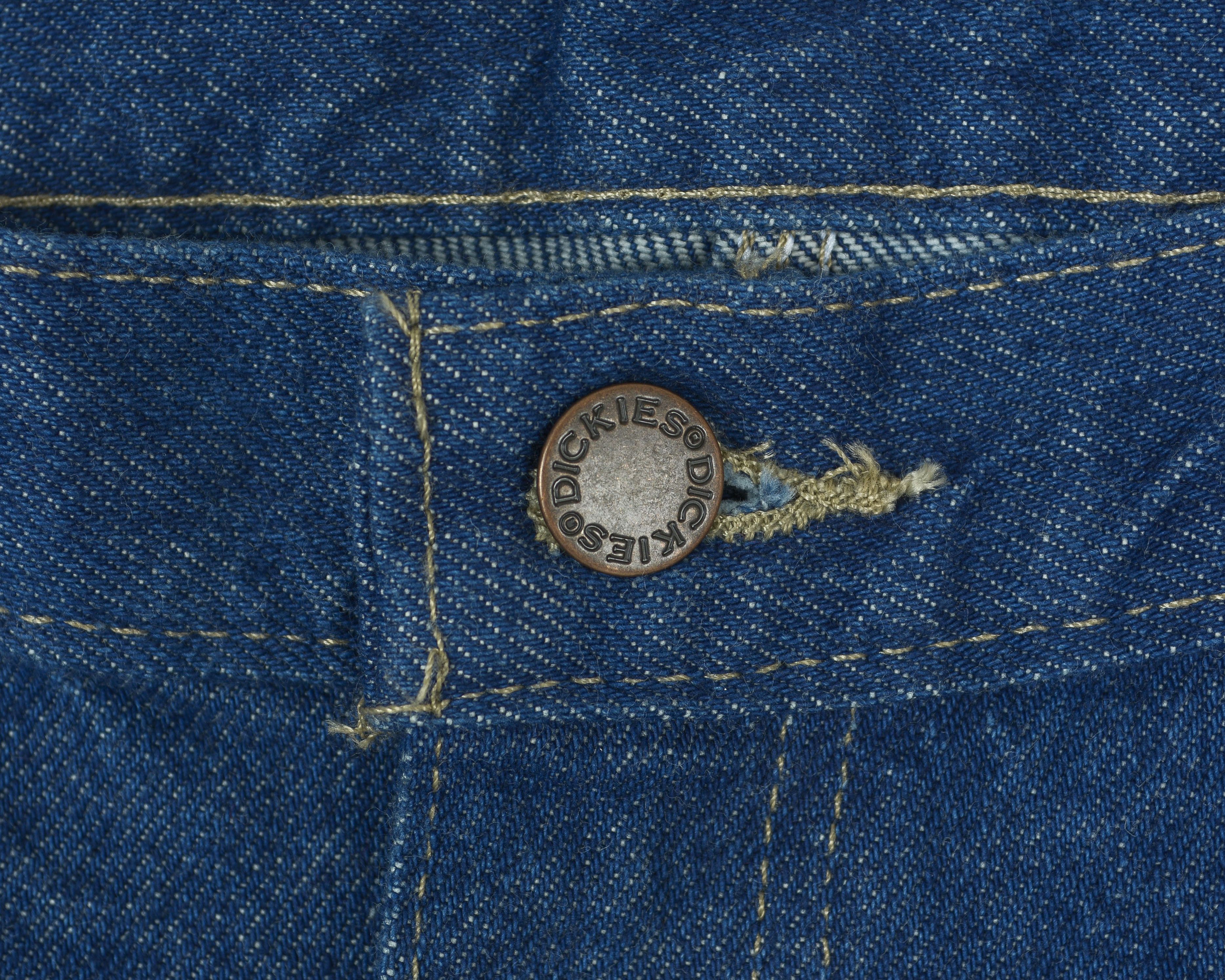 Dickies × Vintage Carpenter Baggy W38 L34 Pants Trousers Jeans Straight Blue Size US 38 / EU 54 - 4 Thumbnail