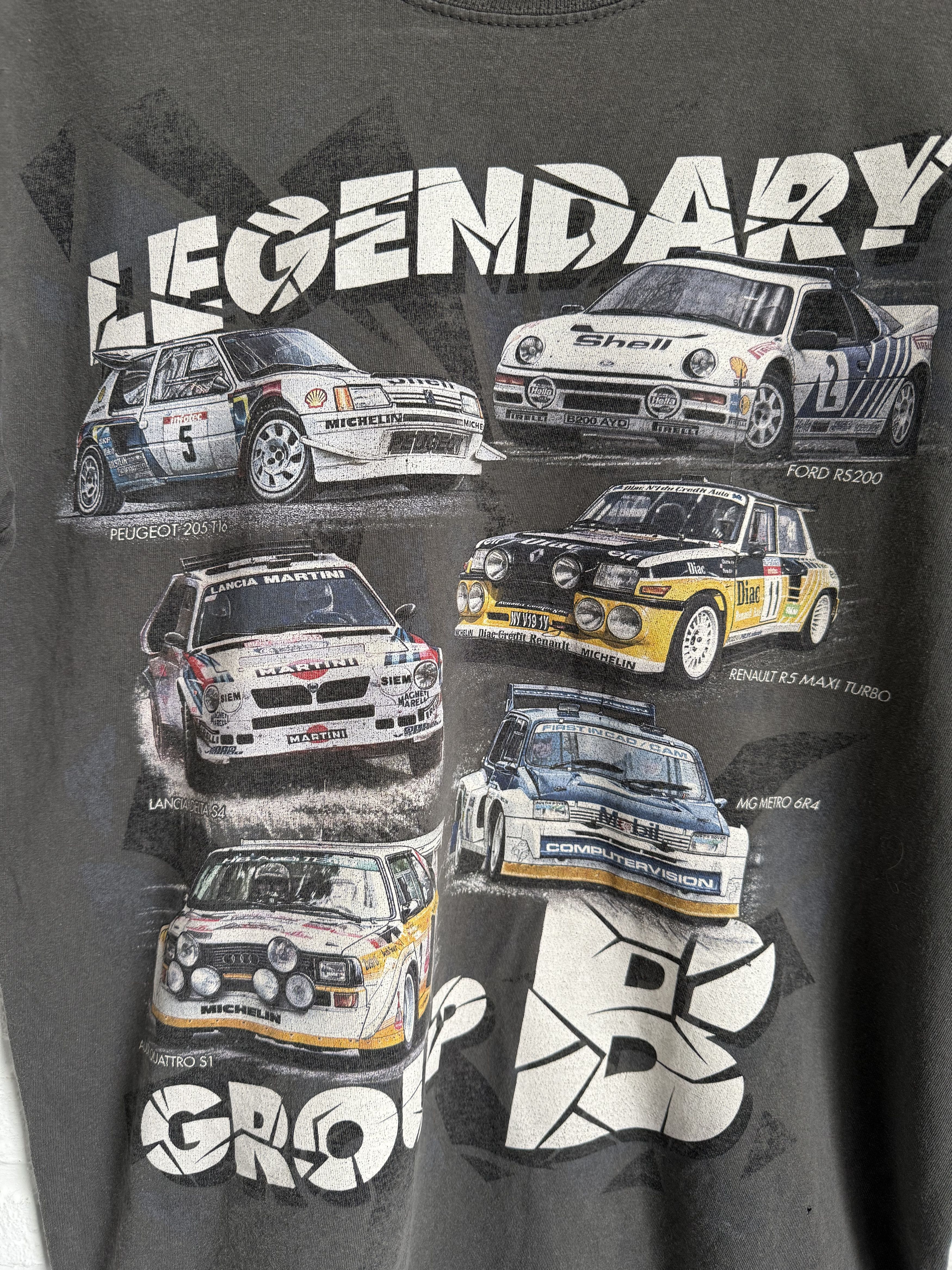 Vintage Vintage 2000s Rally Group B legendary racing t-shirt Size US M / EU 48-50 / 2 - 3 Thumbnail