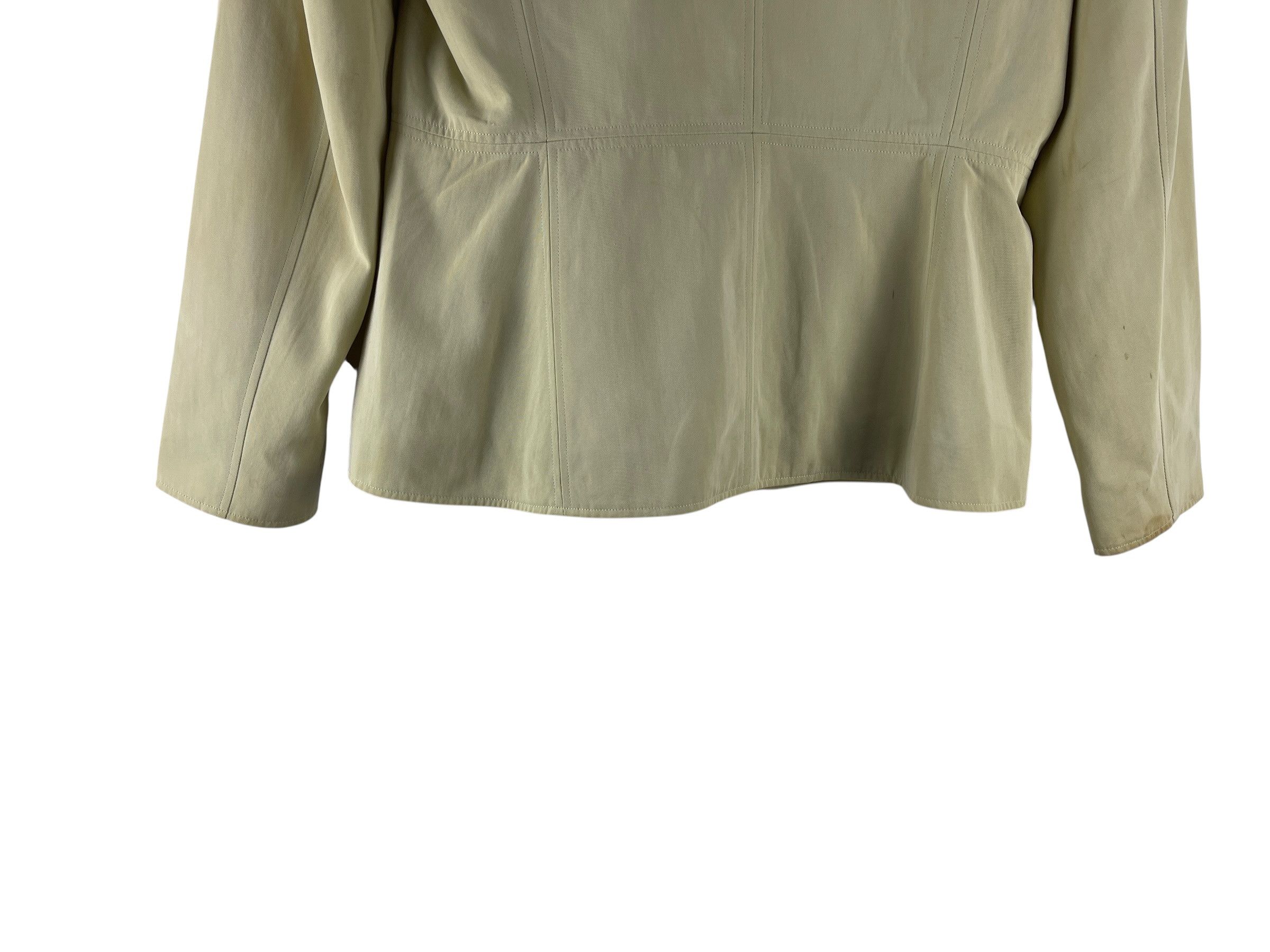 Loewe Vintage LOEWE Tailored Blazer Jacket Cotton Silk Lined Size S / US 4 / IT 40 - 15 Thumbnail