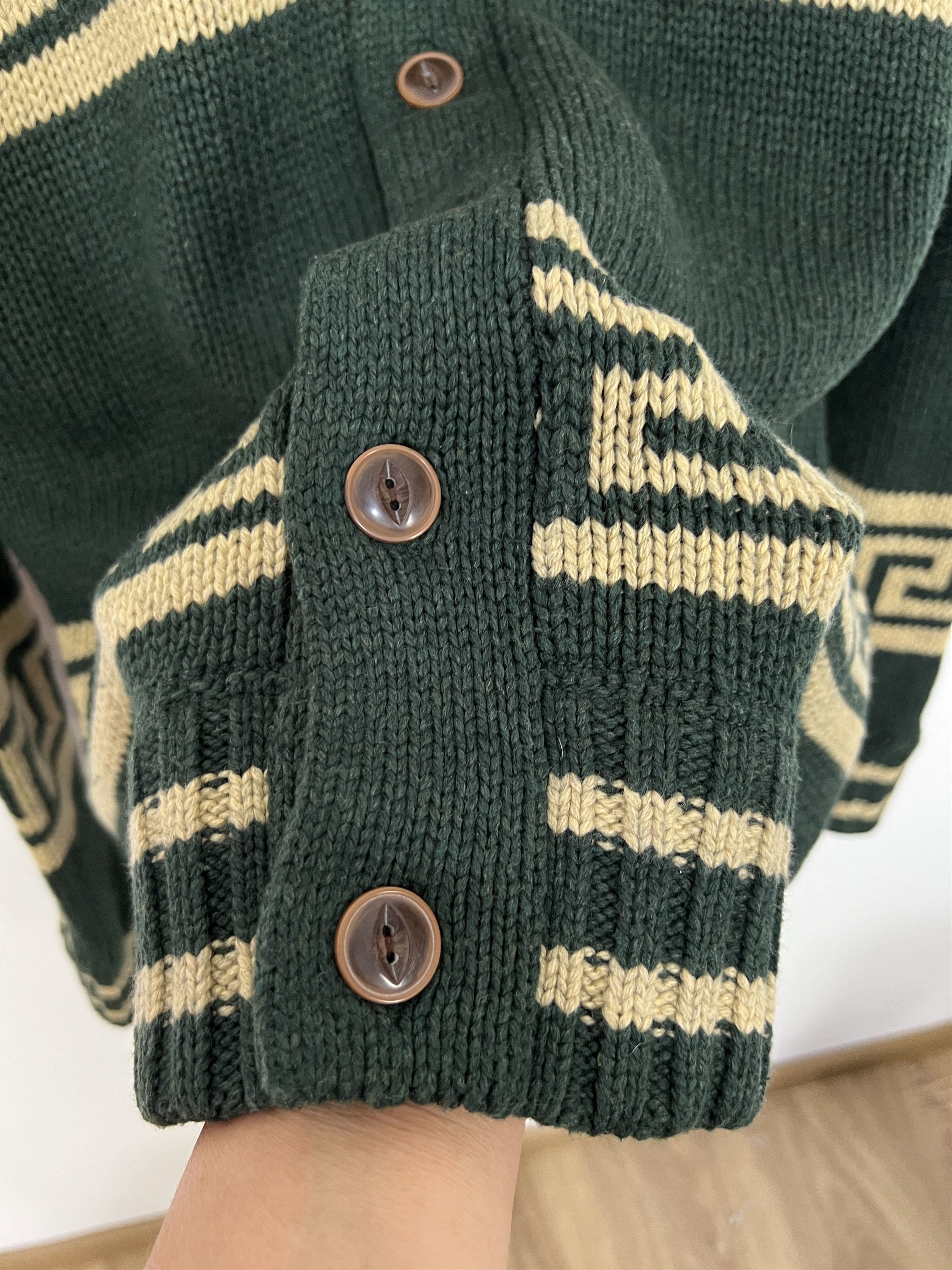 Ralph Lauren Denim&Supply Ralph Lauren Aztec Vintage Knitted Cardigan Size US L / EU 52-54 / 3 - 4 Thumbnail