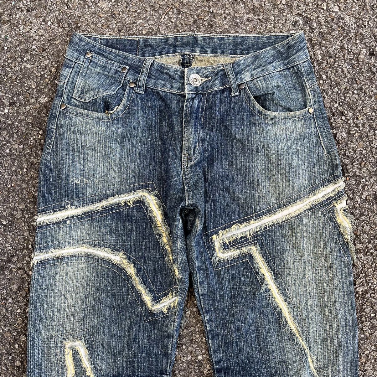 Hysteric Glamour Punk Distressed Kapital Style Denim Grunge Jeans Size US 31 - 4 Thumbnail