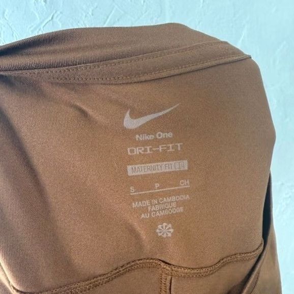 Nike Nike Dress Sleeveless Women S Maternity Dri-Fit Mini Brown Polyester Short Scoop Neck VINTAGE? Size S / US 4 / IT 40 - 6 Thumbnail