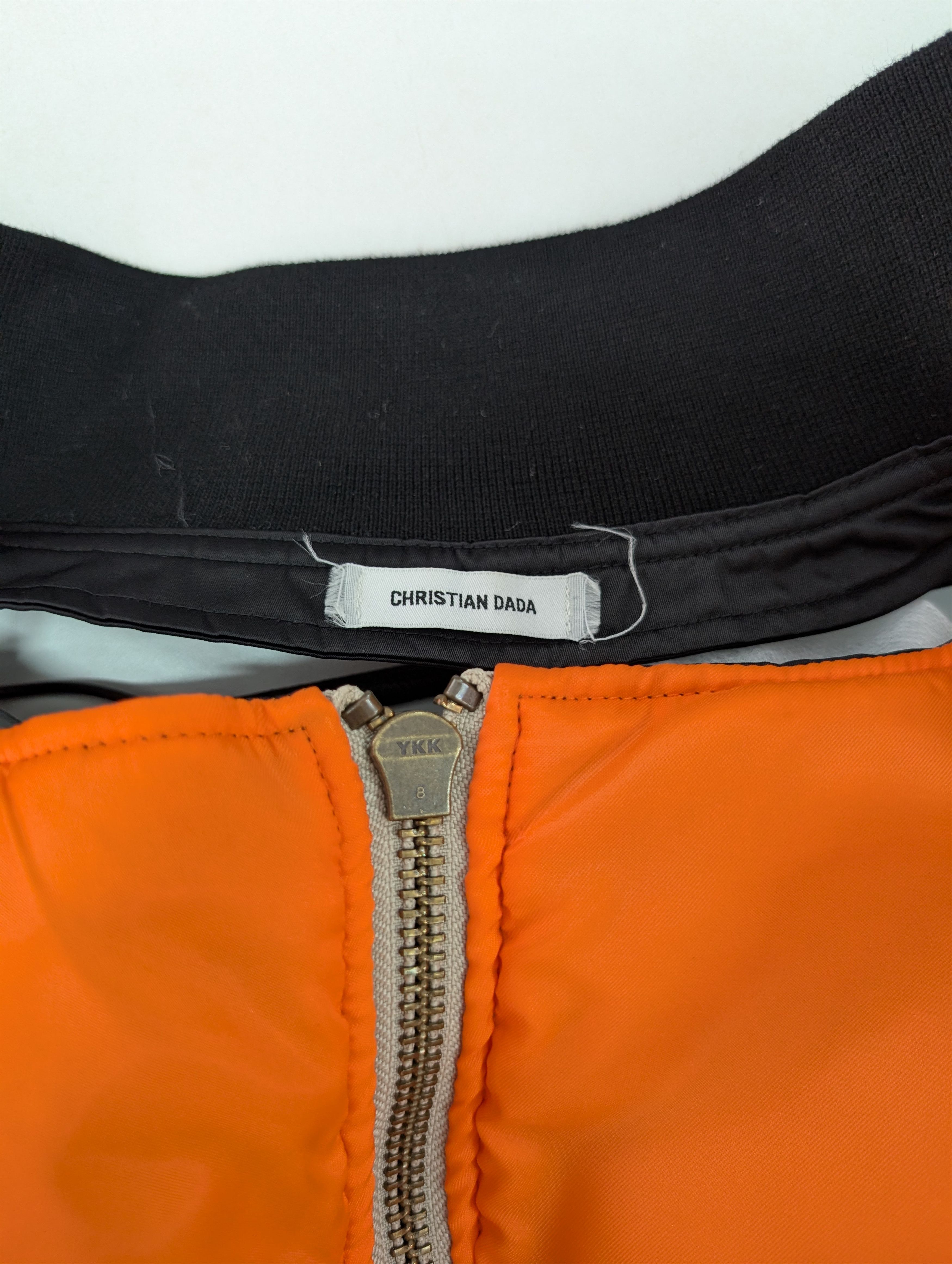 Christian Dada Christian Dada Deconstructed MA-1 Bomber Jacket Size XS / US 0-2 / IT 36-38 - 9 Thumbnail